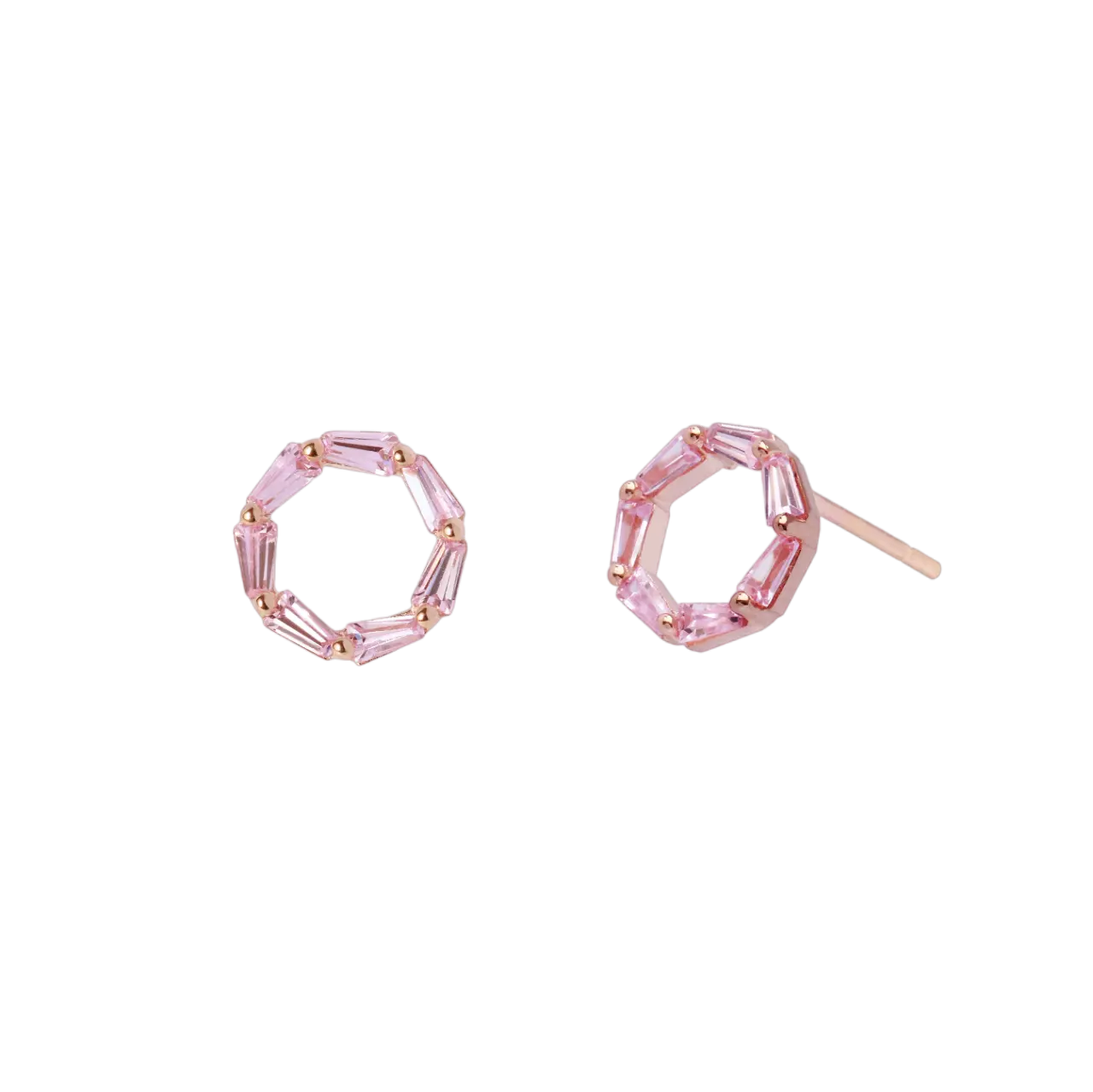 orecchini Circle of Life Baguette