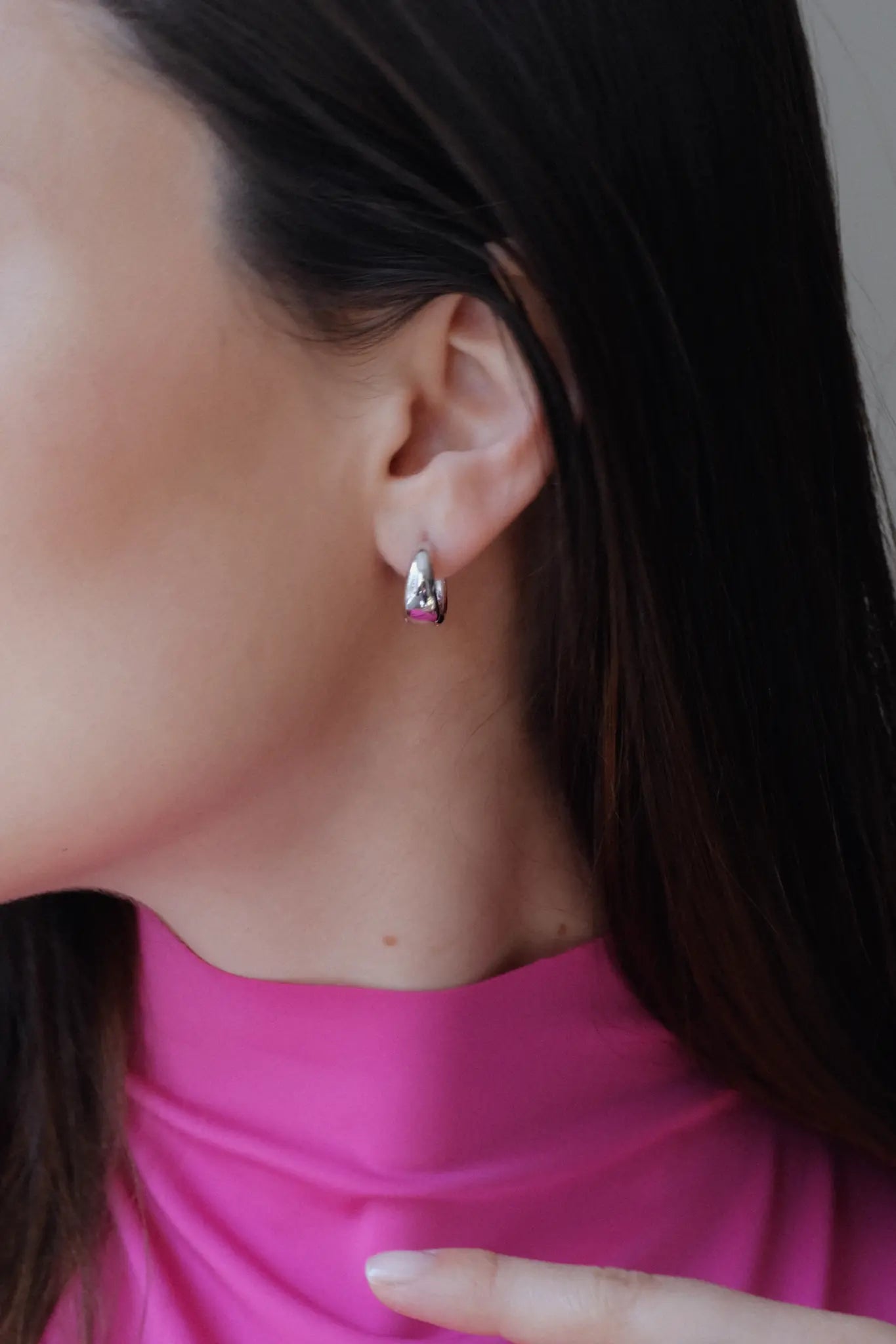 orecchini Droplet Hoop LisaConcept