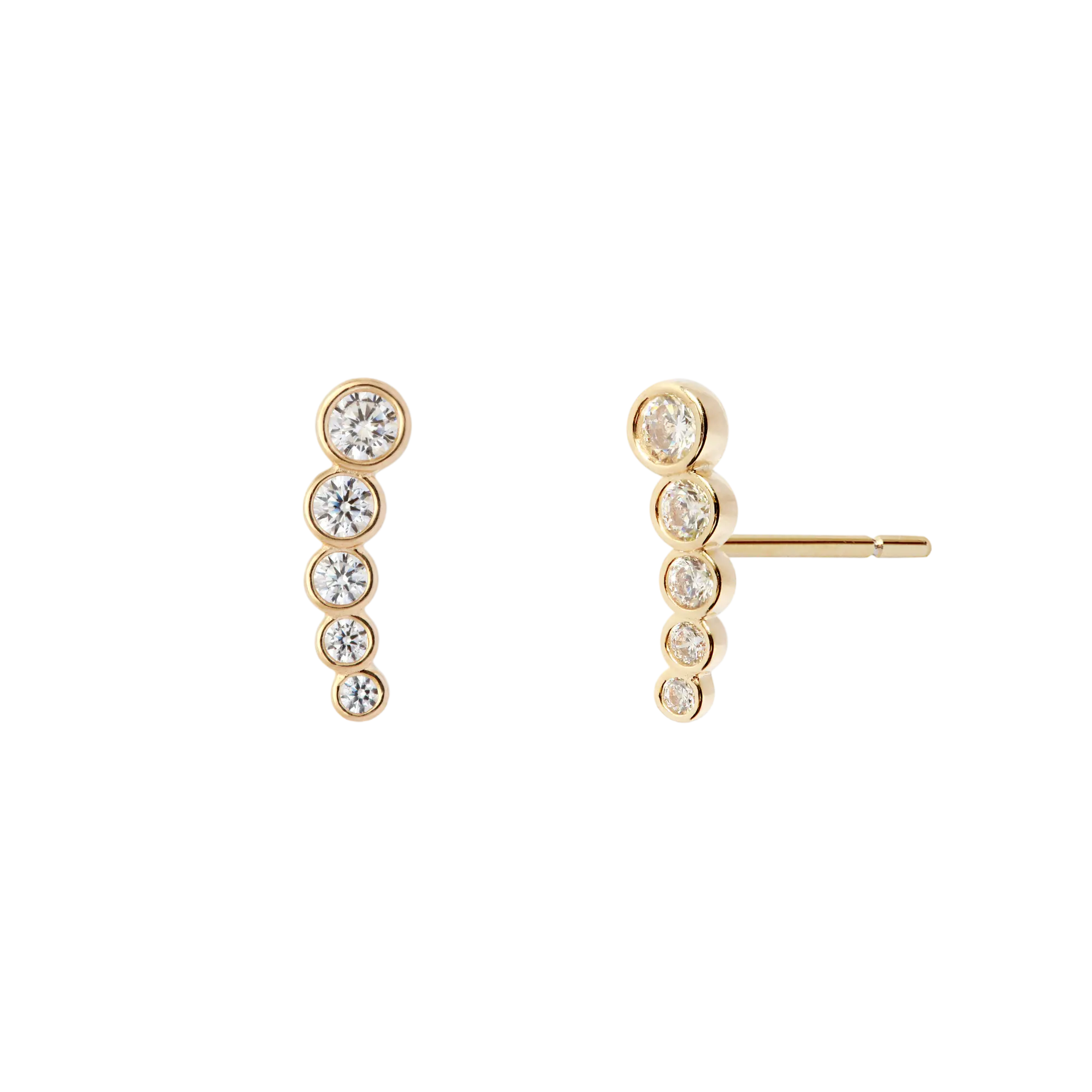 Orecchini oro Gradient Crystals S