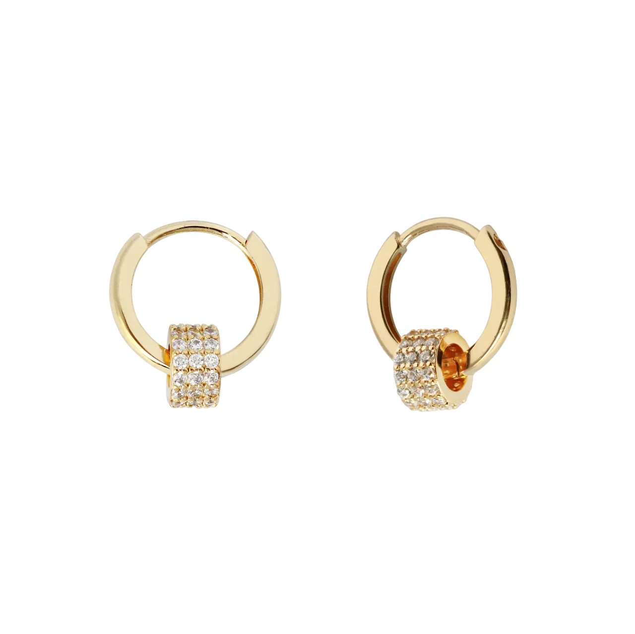 orecchini argento Mini Circle Twirl