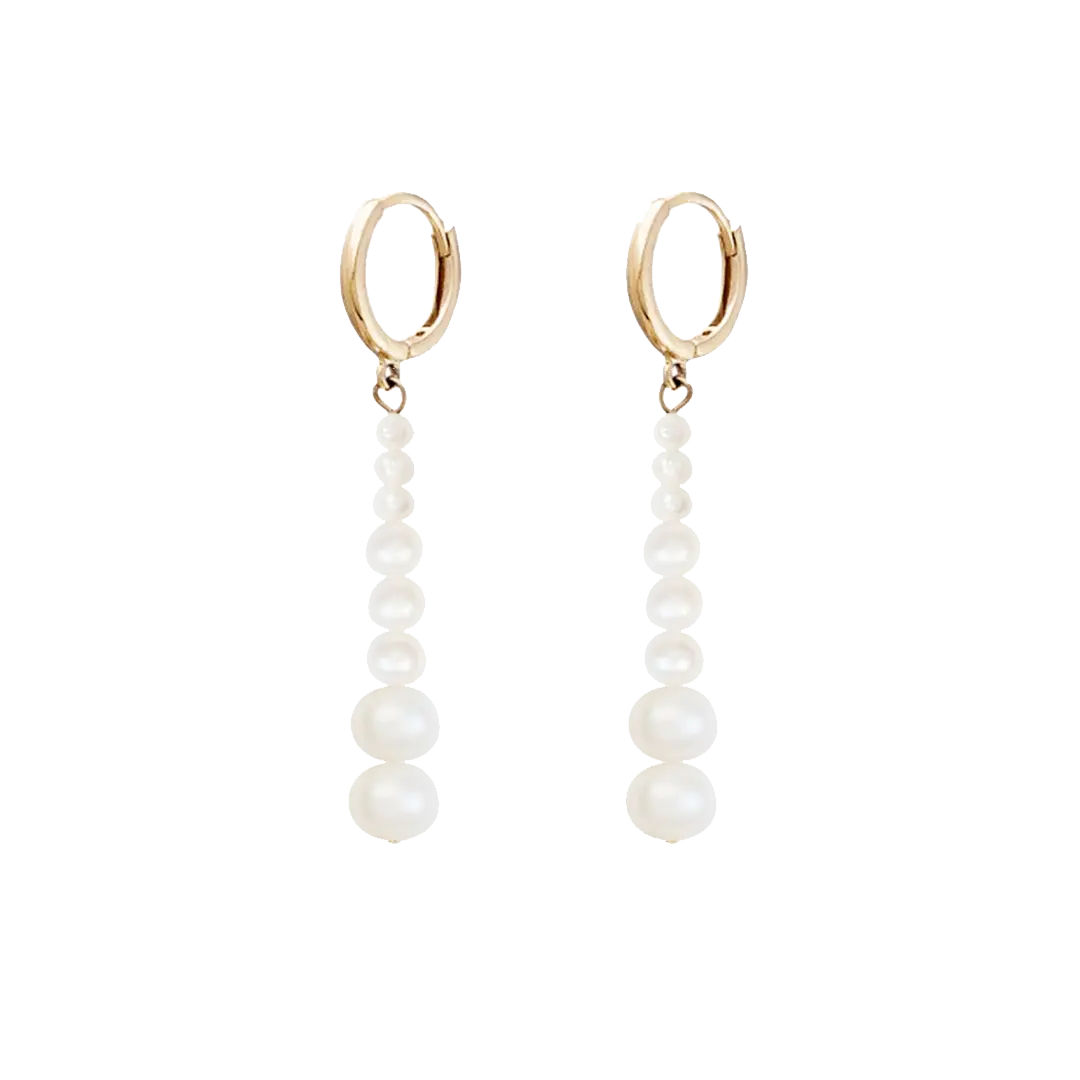 orecchini argento Pearl Gradient I