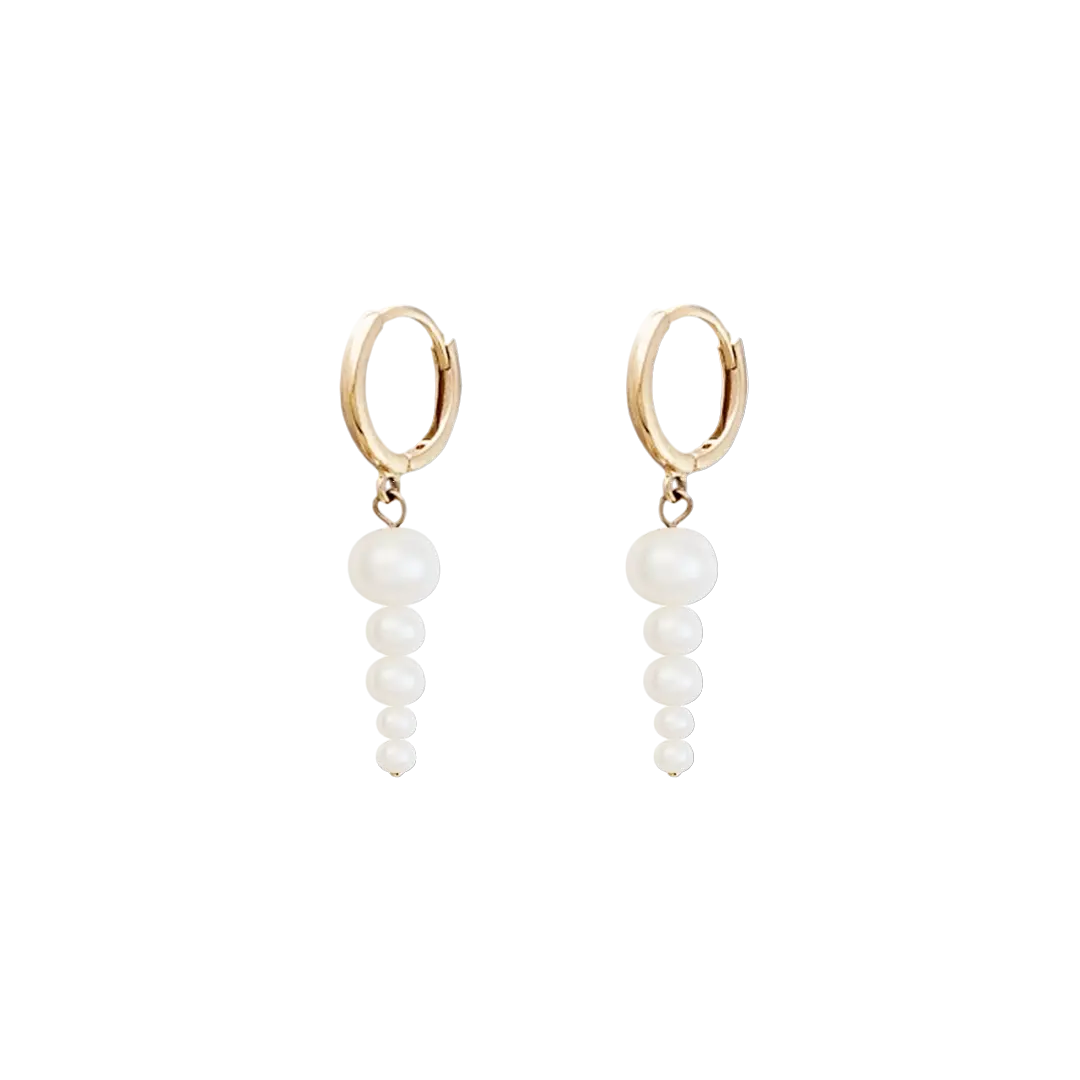 orecchini argento Pearl Gradient II