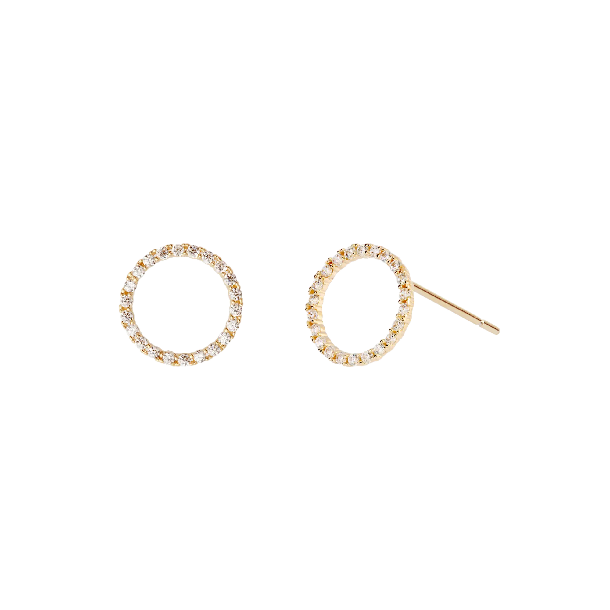 orecchini argento Shiny Circle L