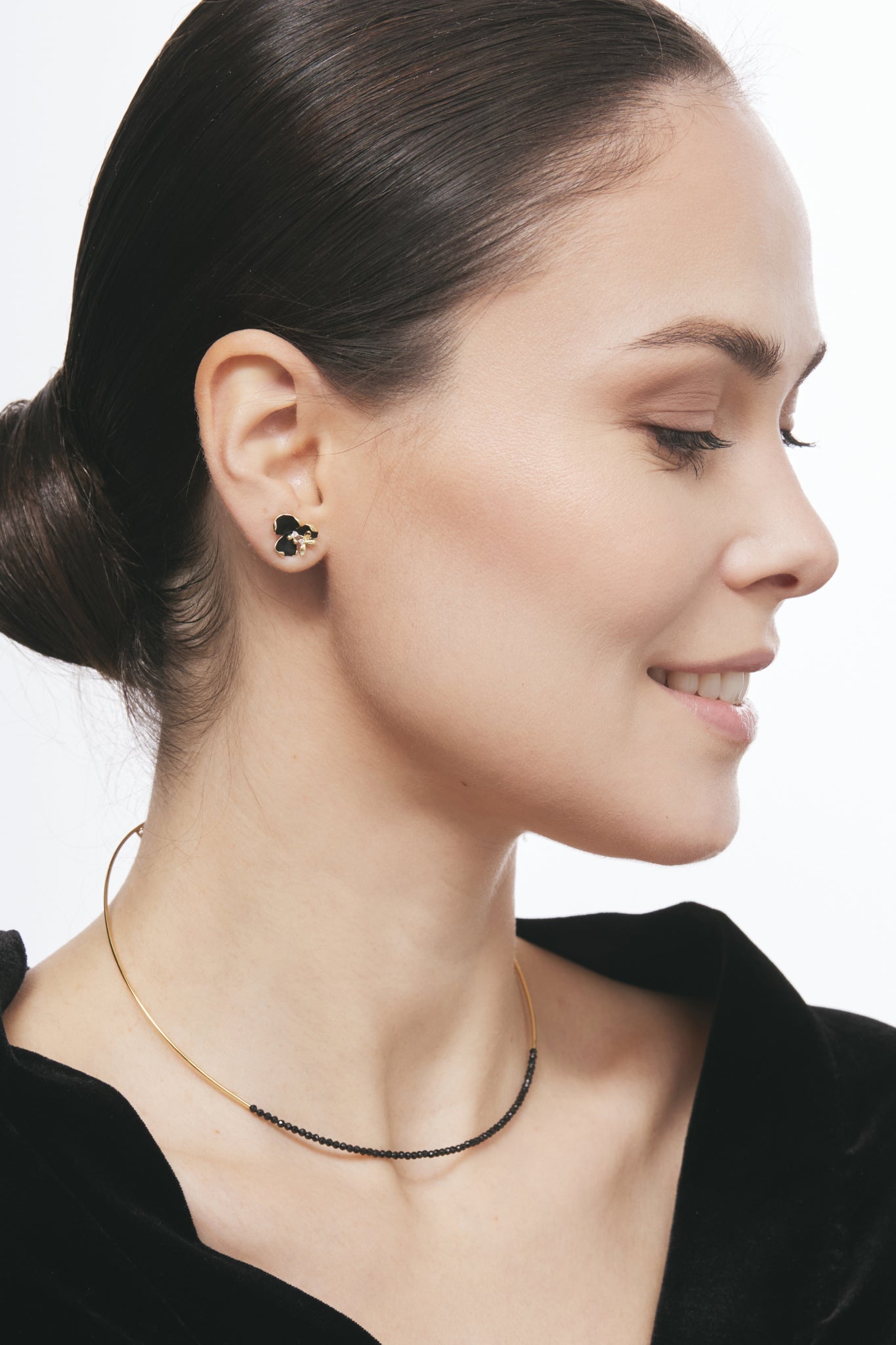 orecchini Black Orchid LisaConcept