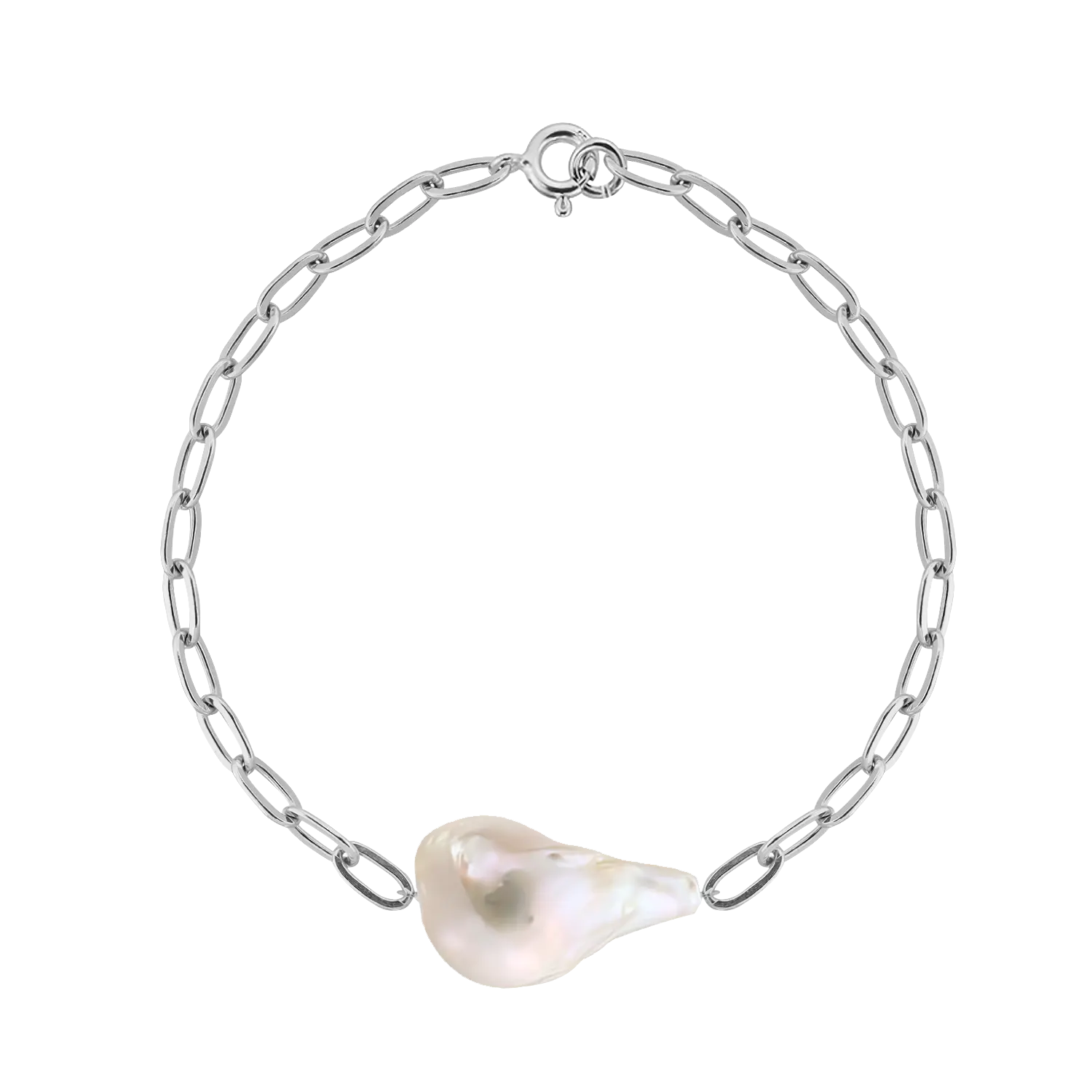 Braccialetto Baroque Pearl on Chain LisaConcept