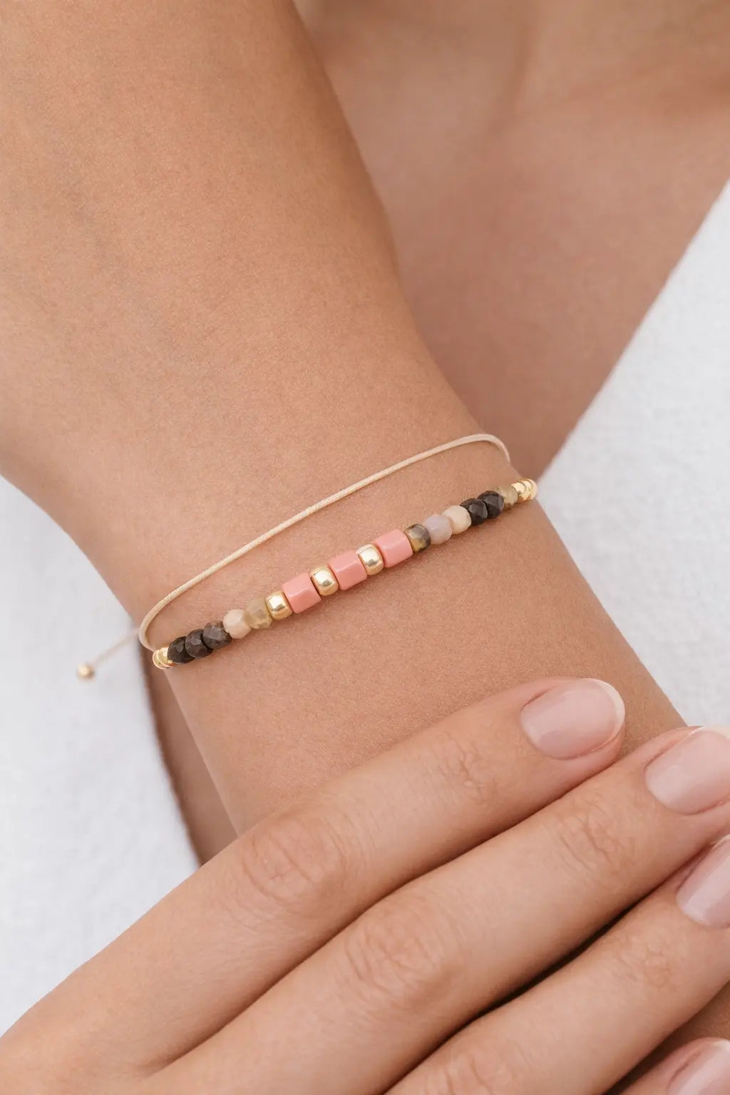 Brățară pe șnur Cuarț IV Lisa&Co.