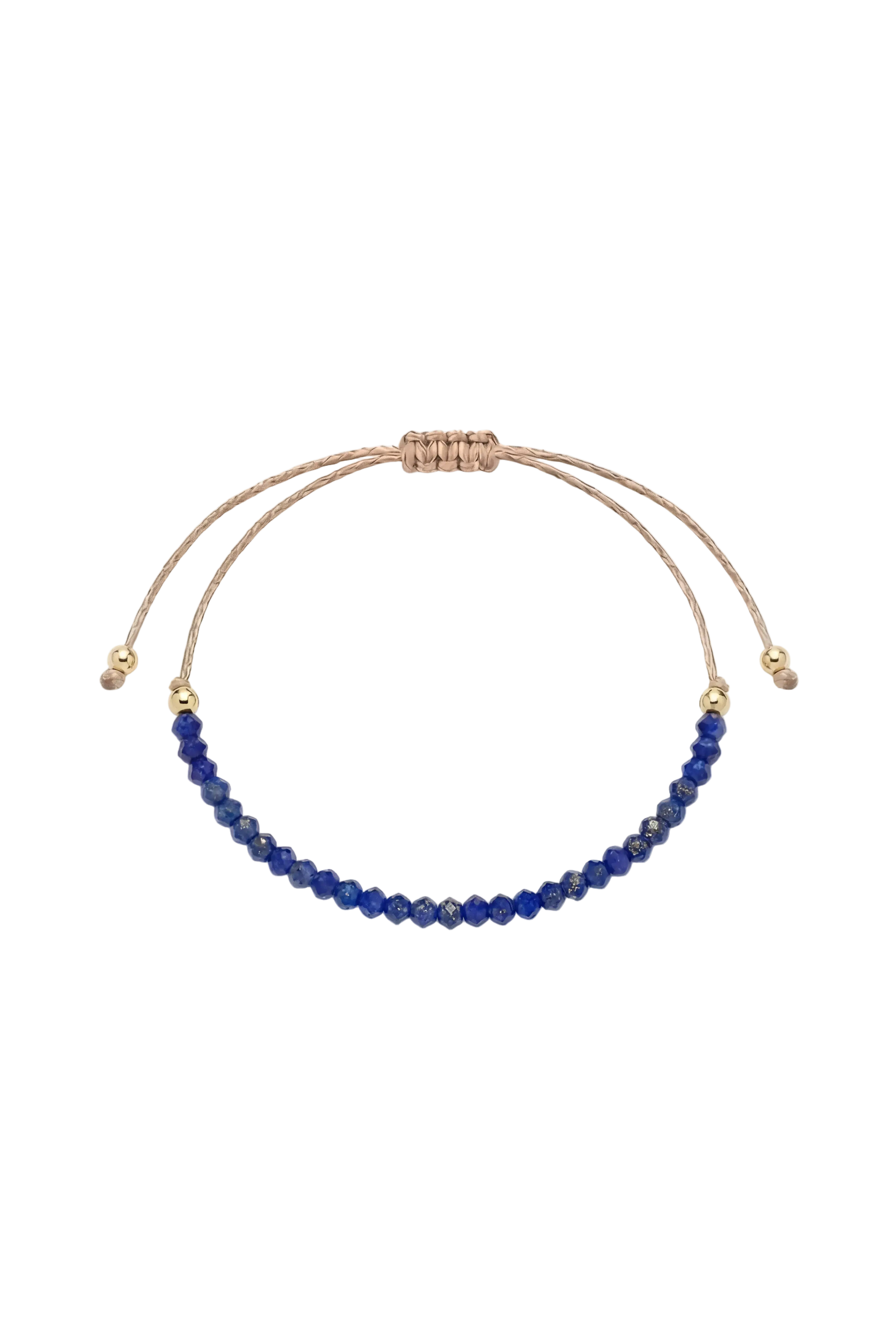 Brățară pe șnur Lapis Lazuli I Lisa&Co.