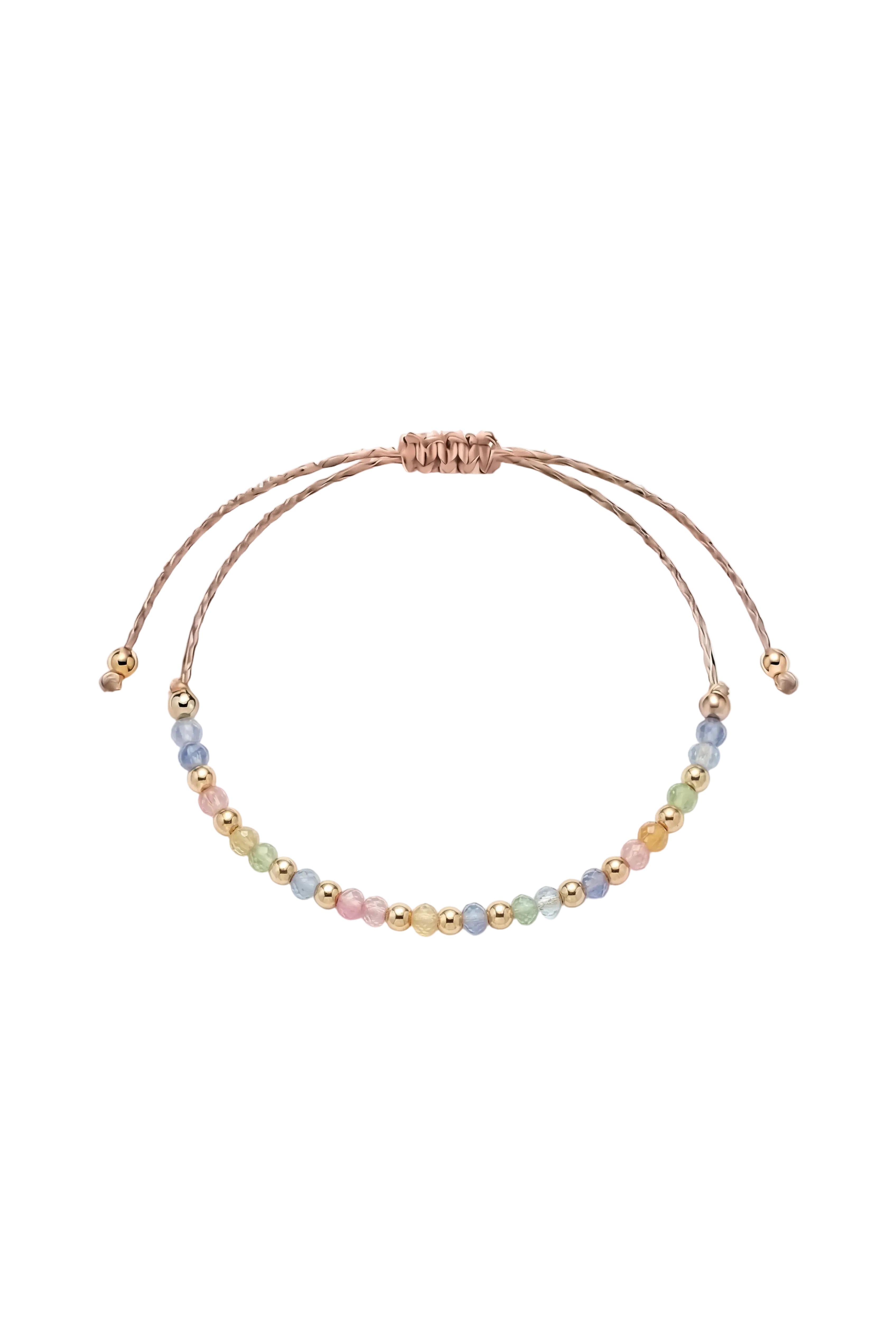 Brățară pe șnur Safir Multicolor III Lisa&Co.