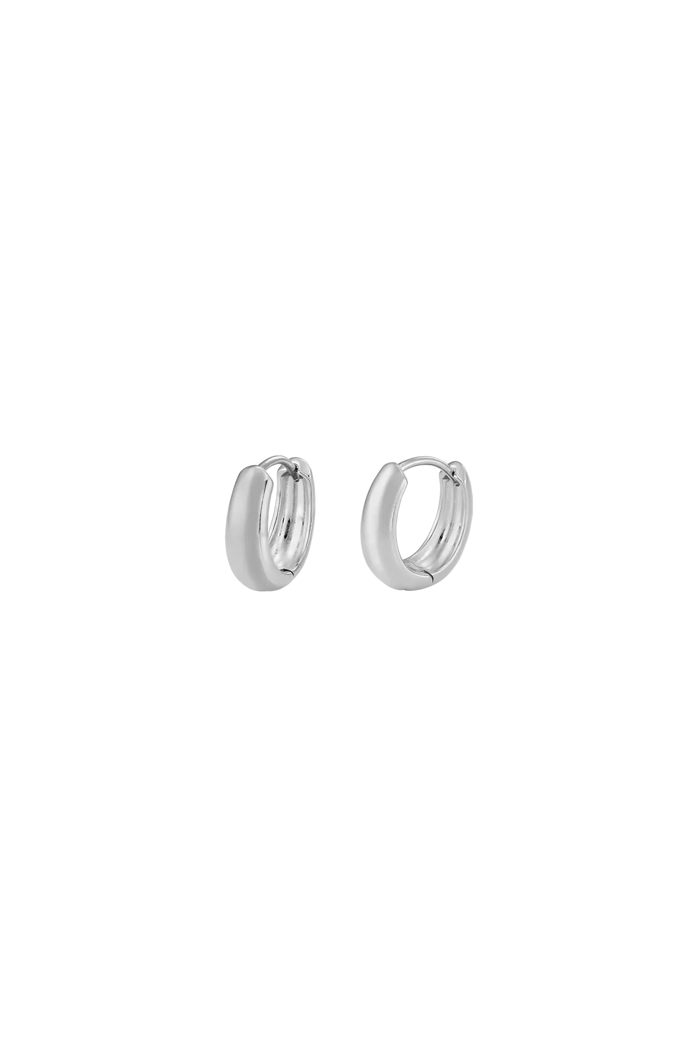 Cercei Argint Droplet Hoop LisaConcept