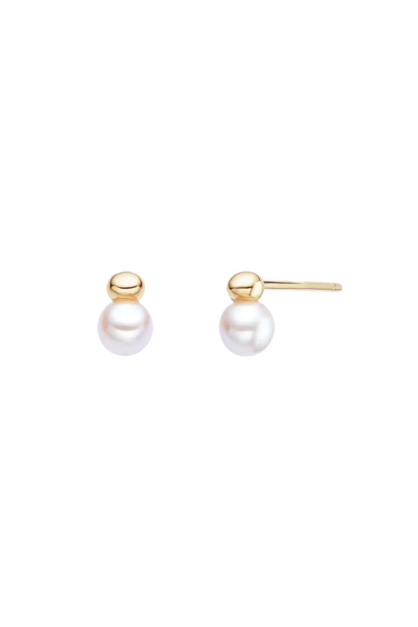 Cercei Argint Mini Pearl Drop LisaConcept