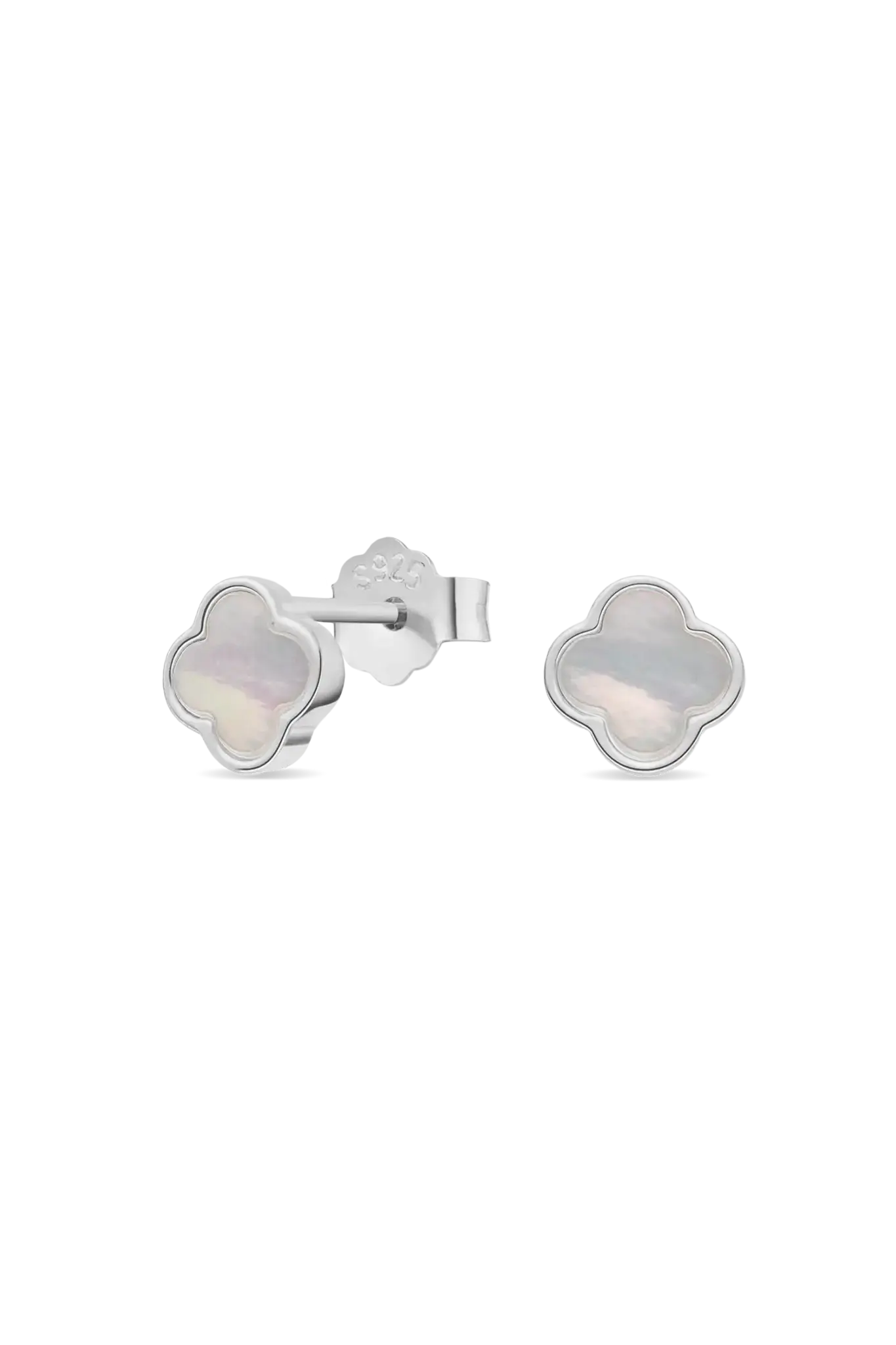 Cercei Argint Mother of Pearl Joy M Lisa&Co.