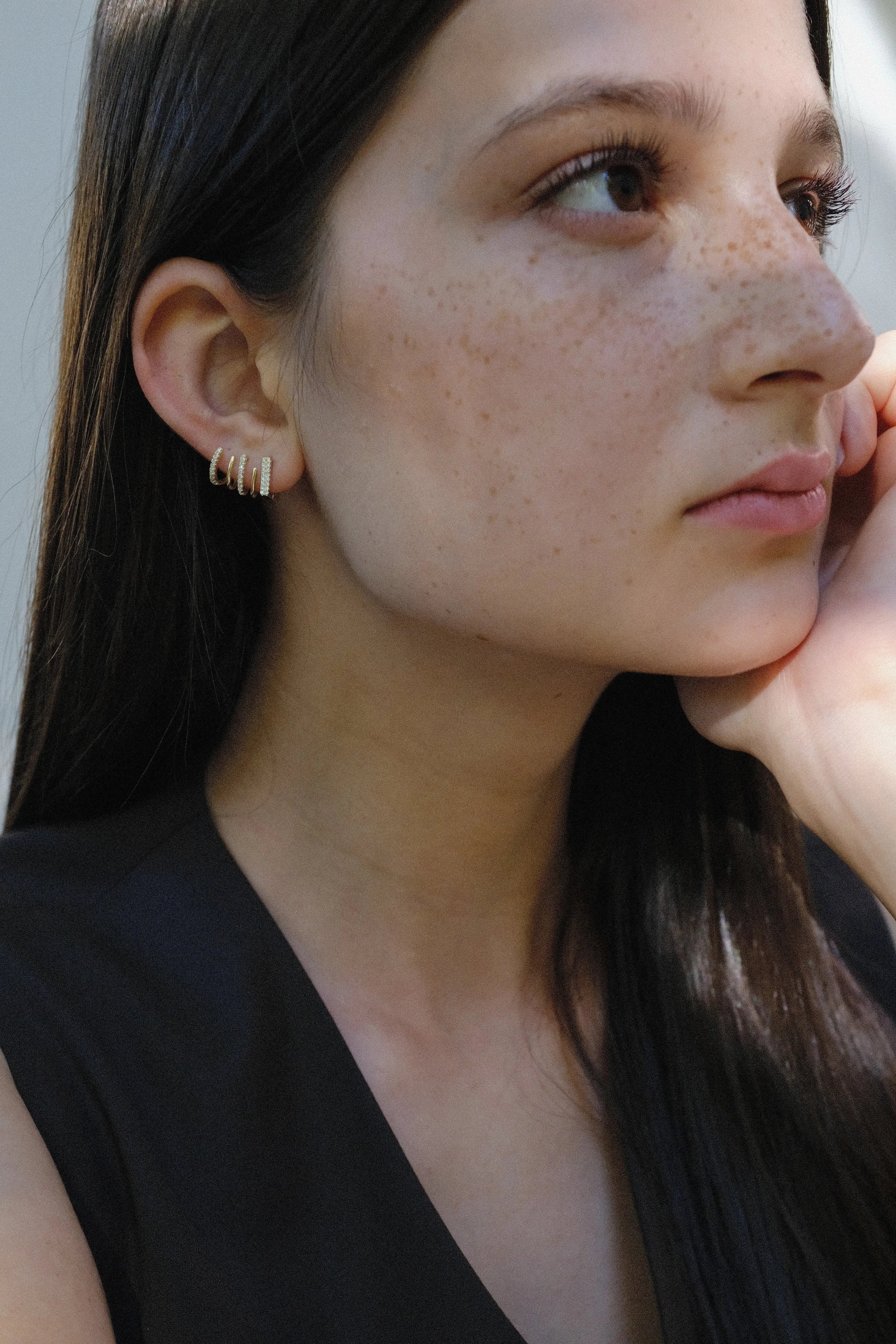 Cercei Argint Paved Springs LisaConcept