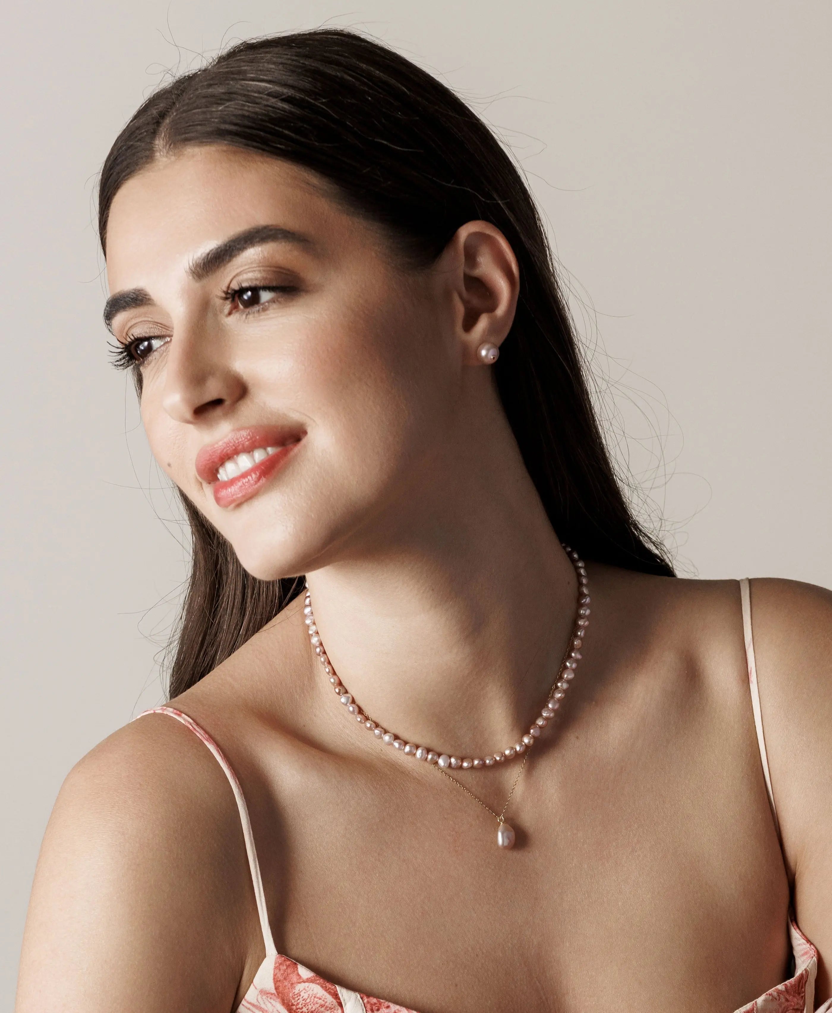 Cercei Argint Purple & Gemstone LisaConcept