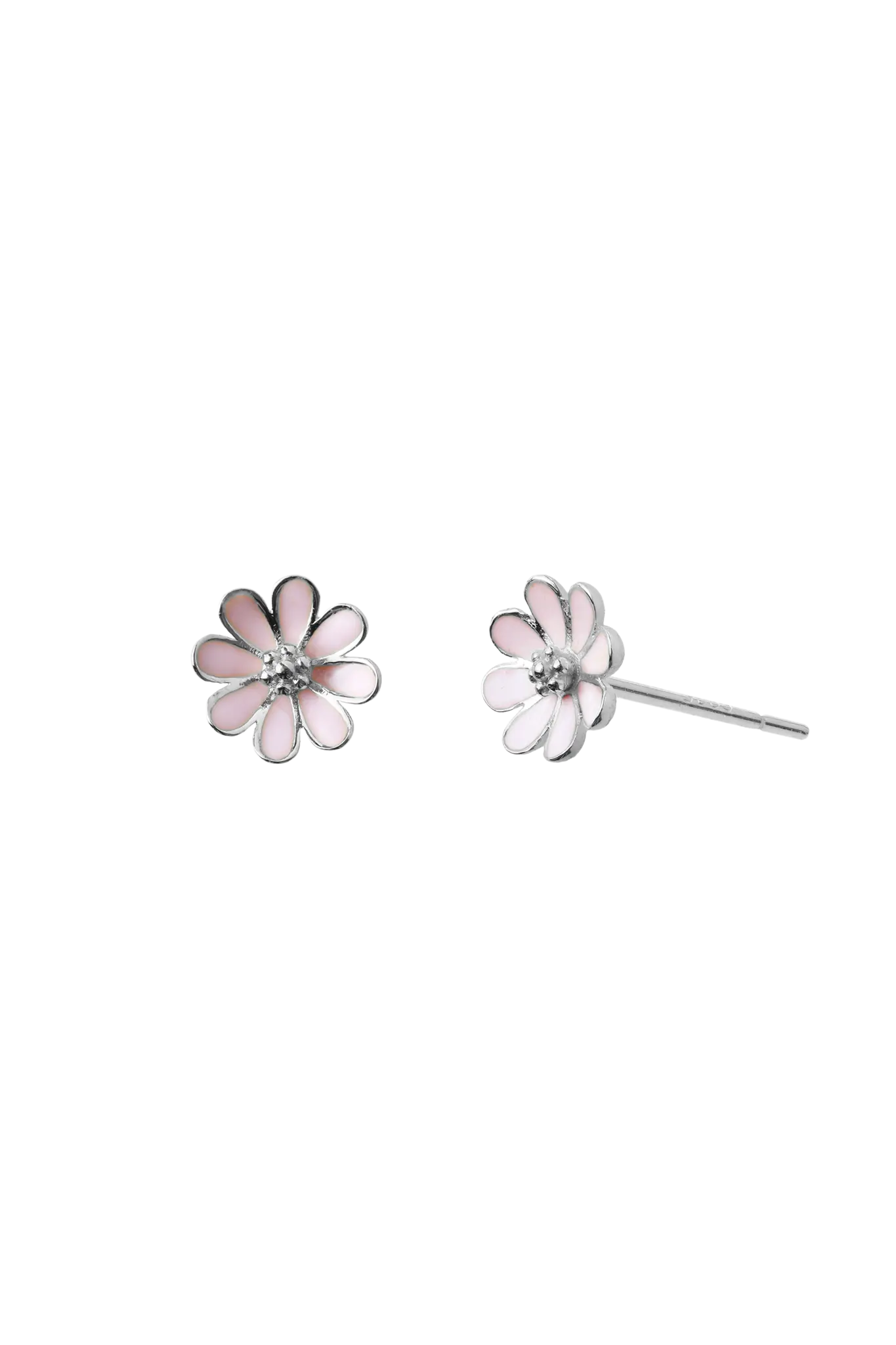 Cercei Argint Rose Chamomile Lisa&Co.