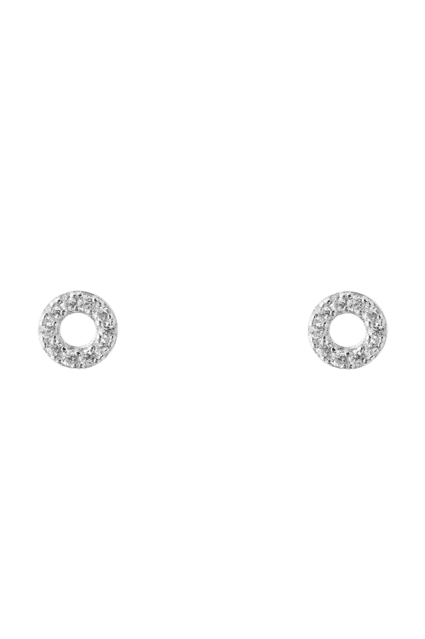 Cercei Argint Shiny Circle L LisaConcept