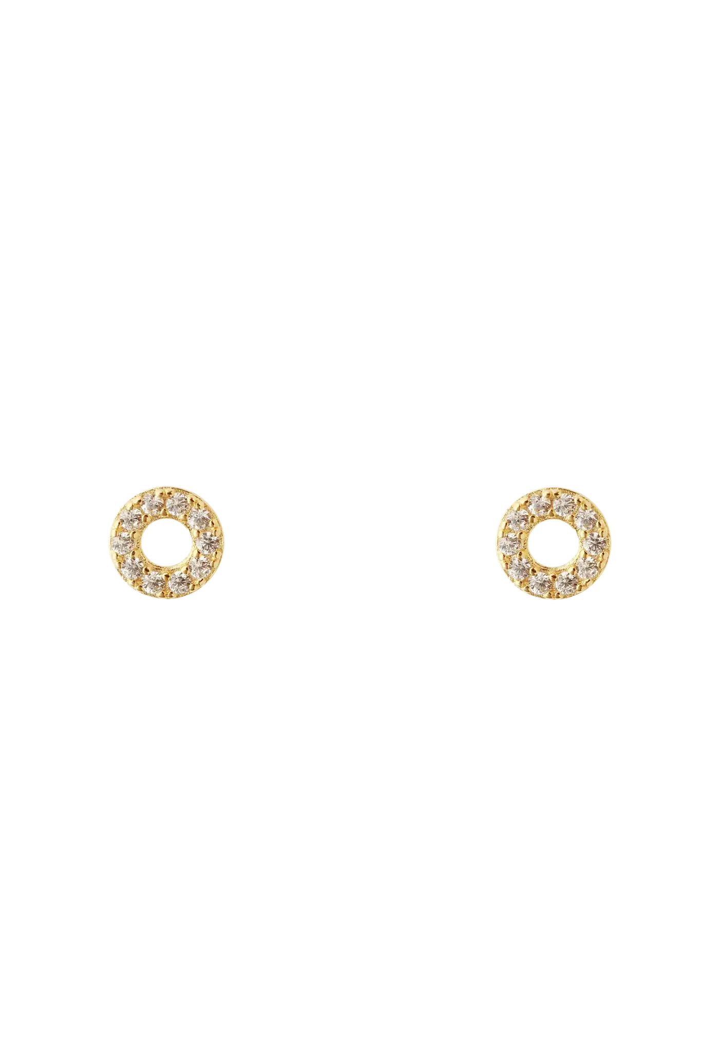 Cercei Argint Shiny Circle M LisaConcept