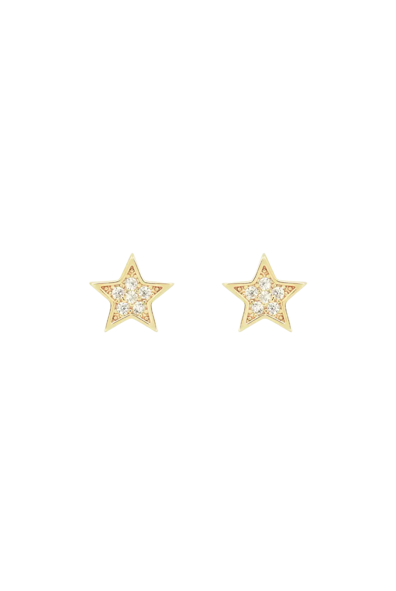 Cercei Argint Shiny Star Frame L LisaConcept