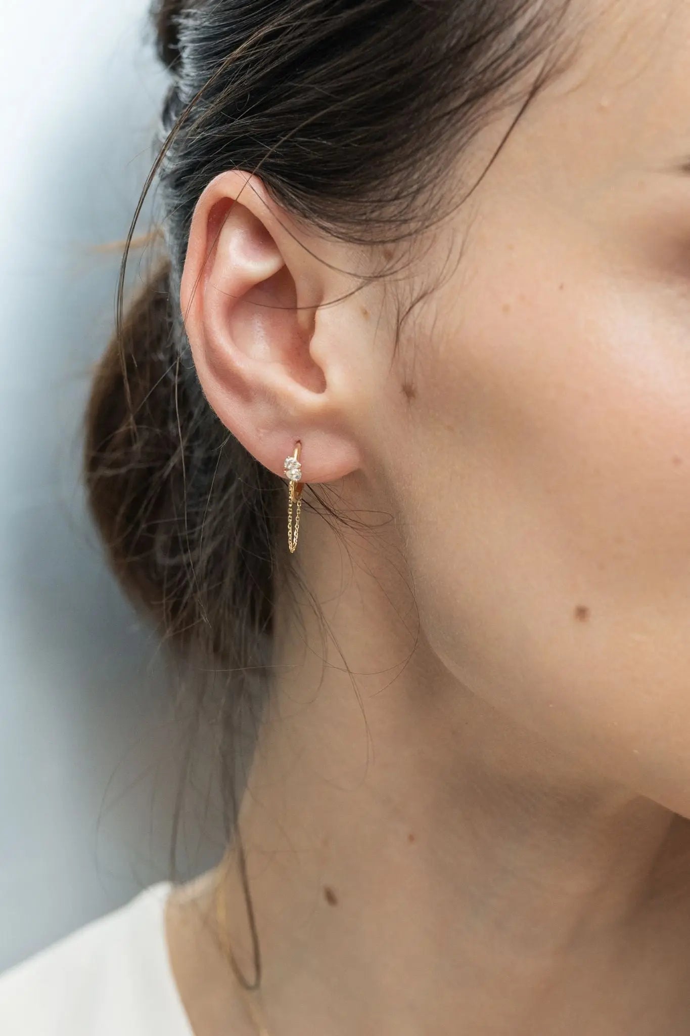 Cercei Aur Drops in the Loop LisaConcept