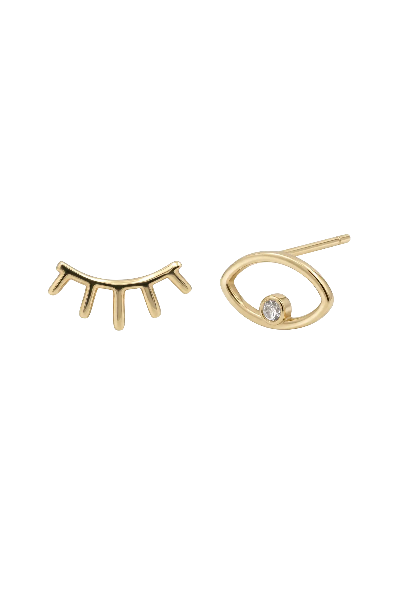 Cercei Aur Eye Lisa&Co.