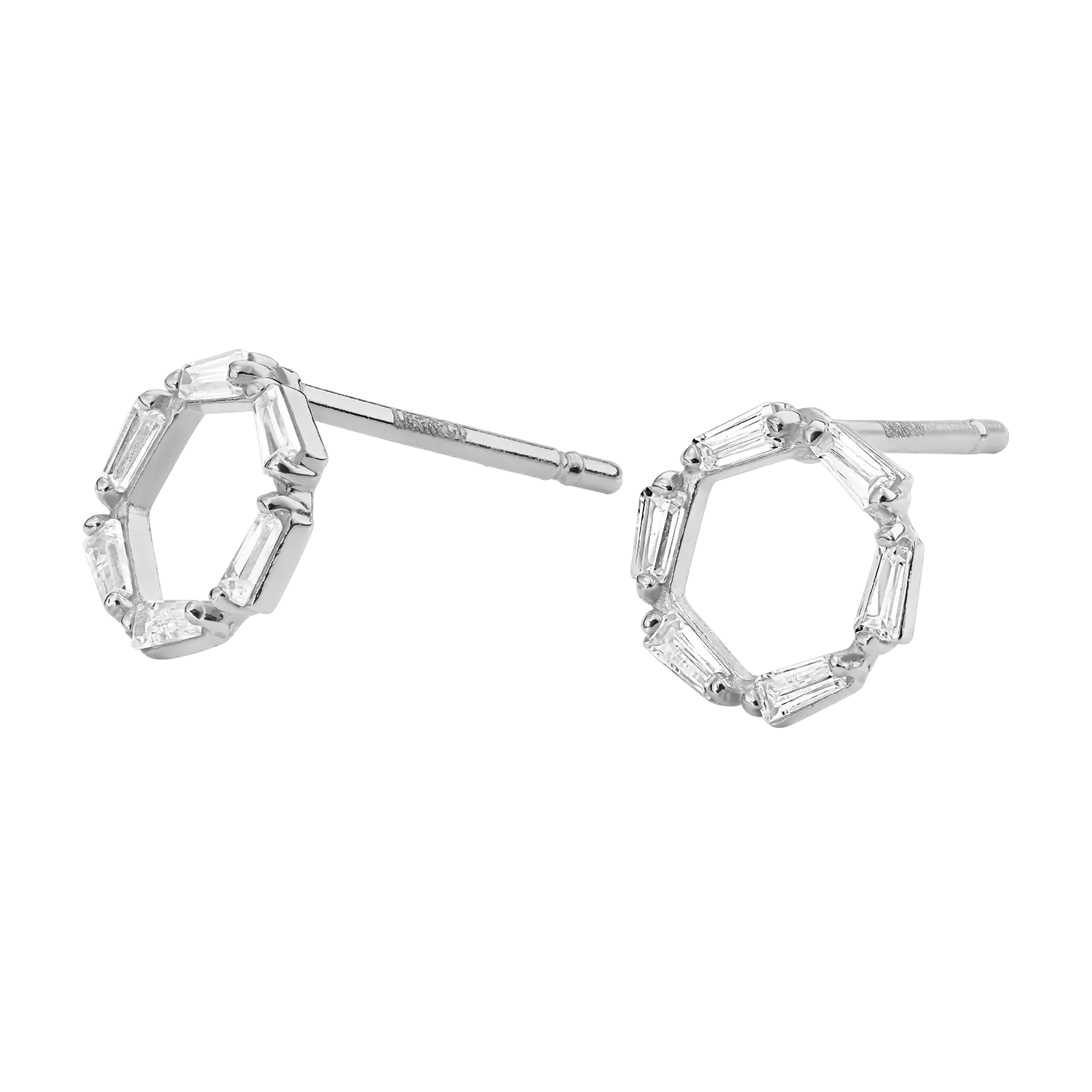 orecchini Circle of Life Baguette LisaConcept