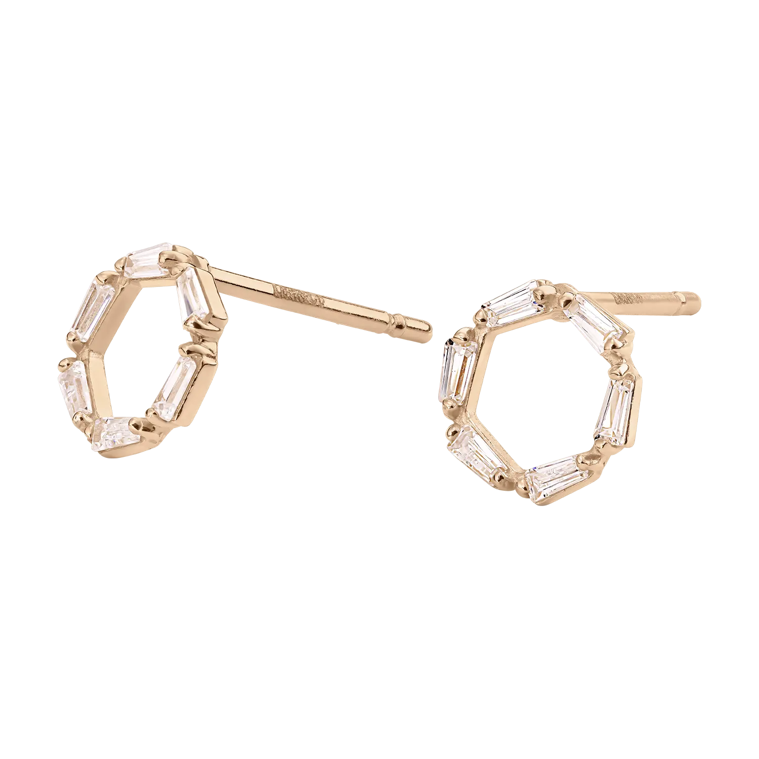 orecchini Circle of Life Baguette LisaConcept