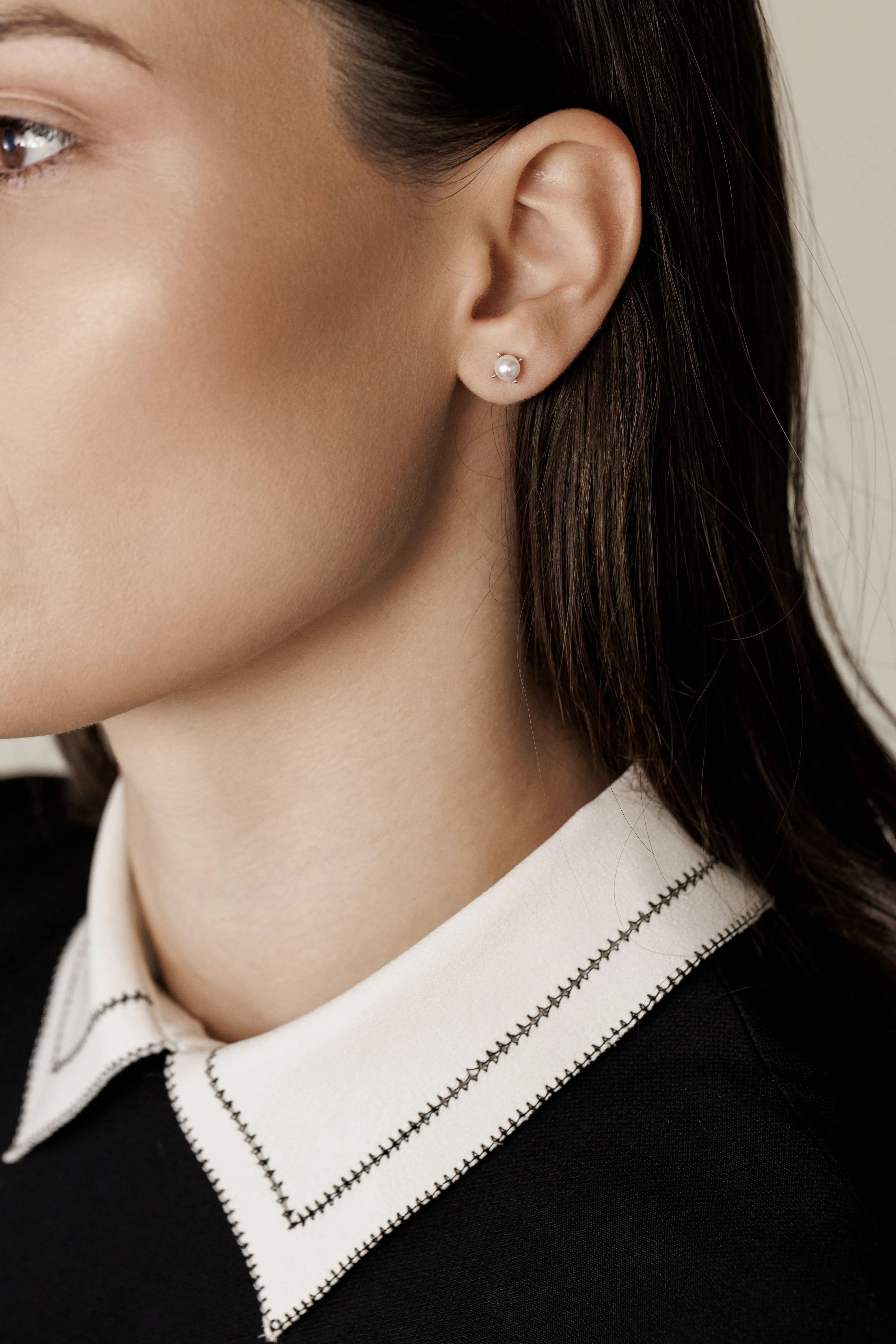Orecchini Simple Pearl L LisaConcept