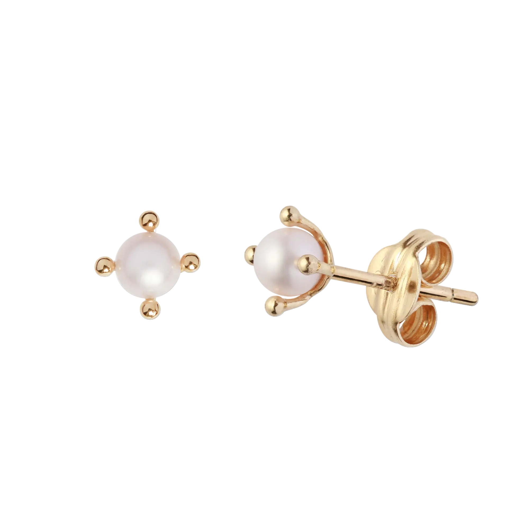 orecchini Simple Pearl • oro 14K LisaConcept