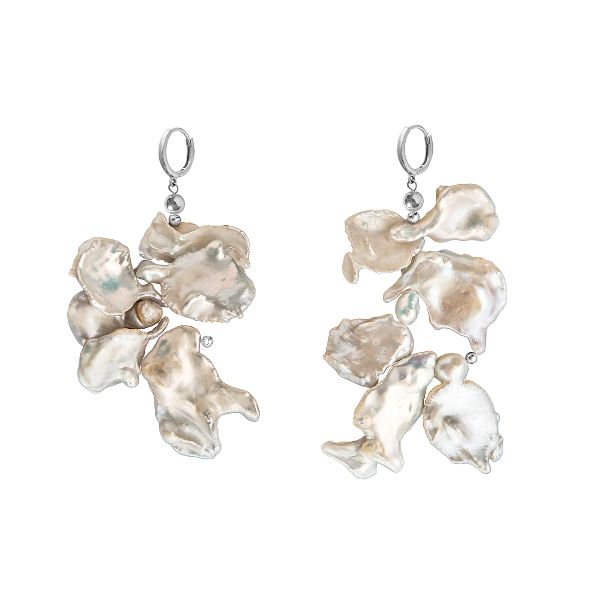 orecchini White Keshi Pearls LisaConcept