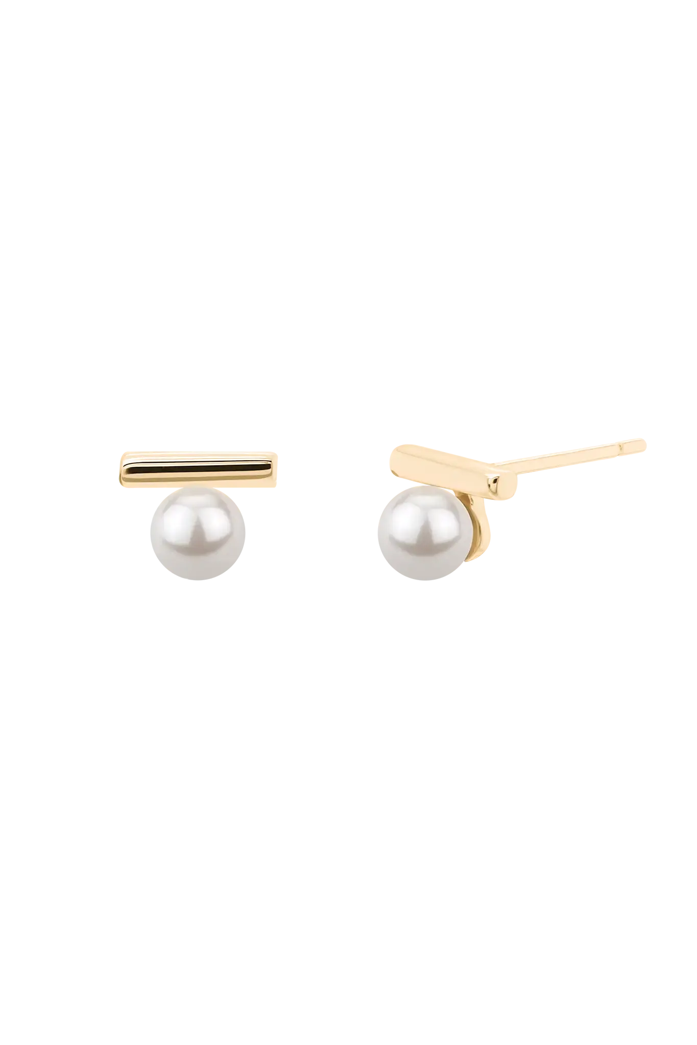 Cercei argint Baguette&Pearl L Lisa&Co.