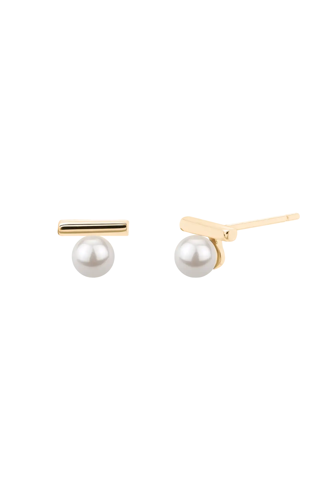 Cercei argint Baguette&Pearl M Lisa&Co.
