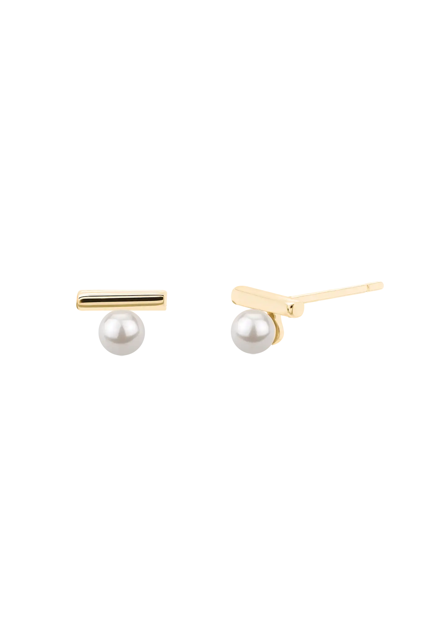 Cercei argint Baguette&Pearl S Lisa&Co.