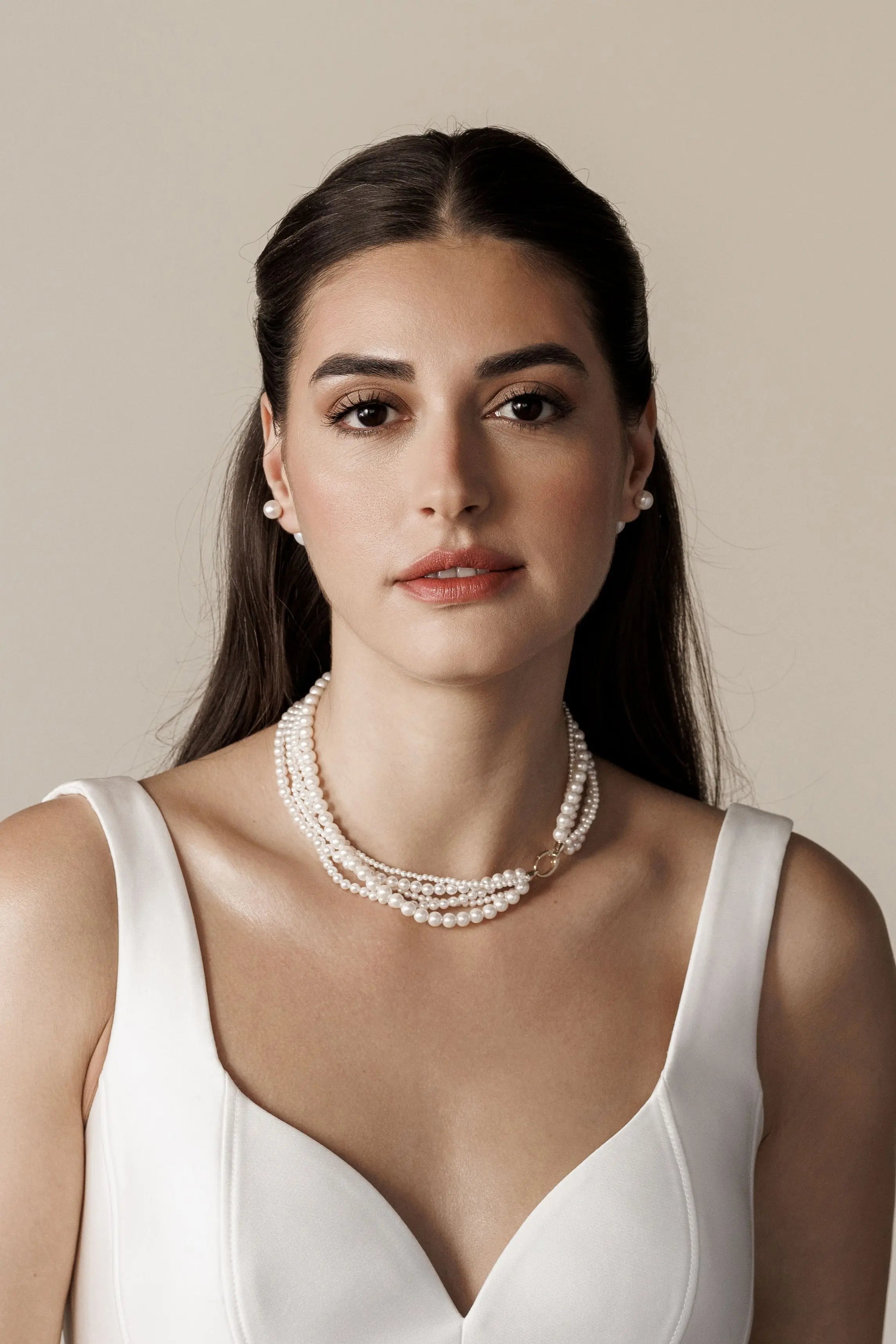 Colier Argint Countess Pearls LisaConcept