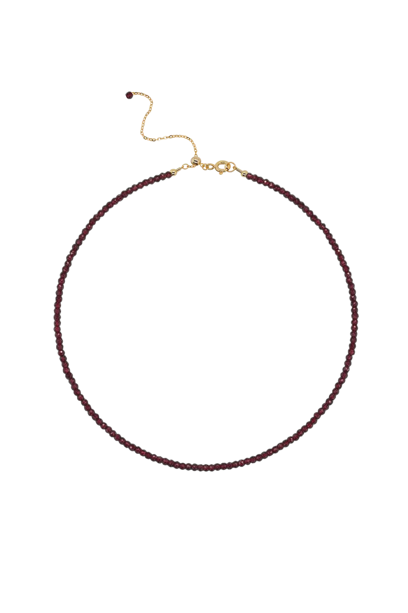 Colier Argint Granat Lisa&Co.