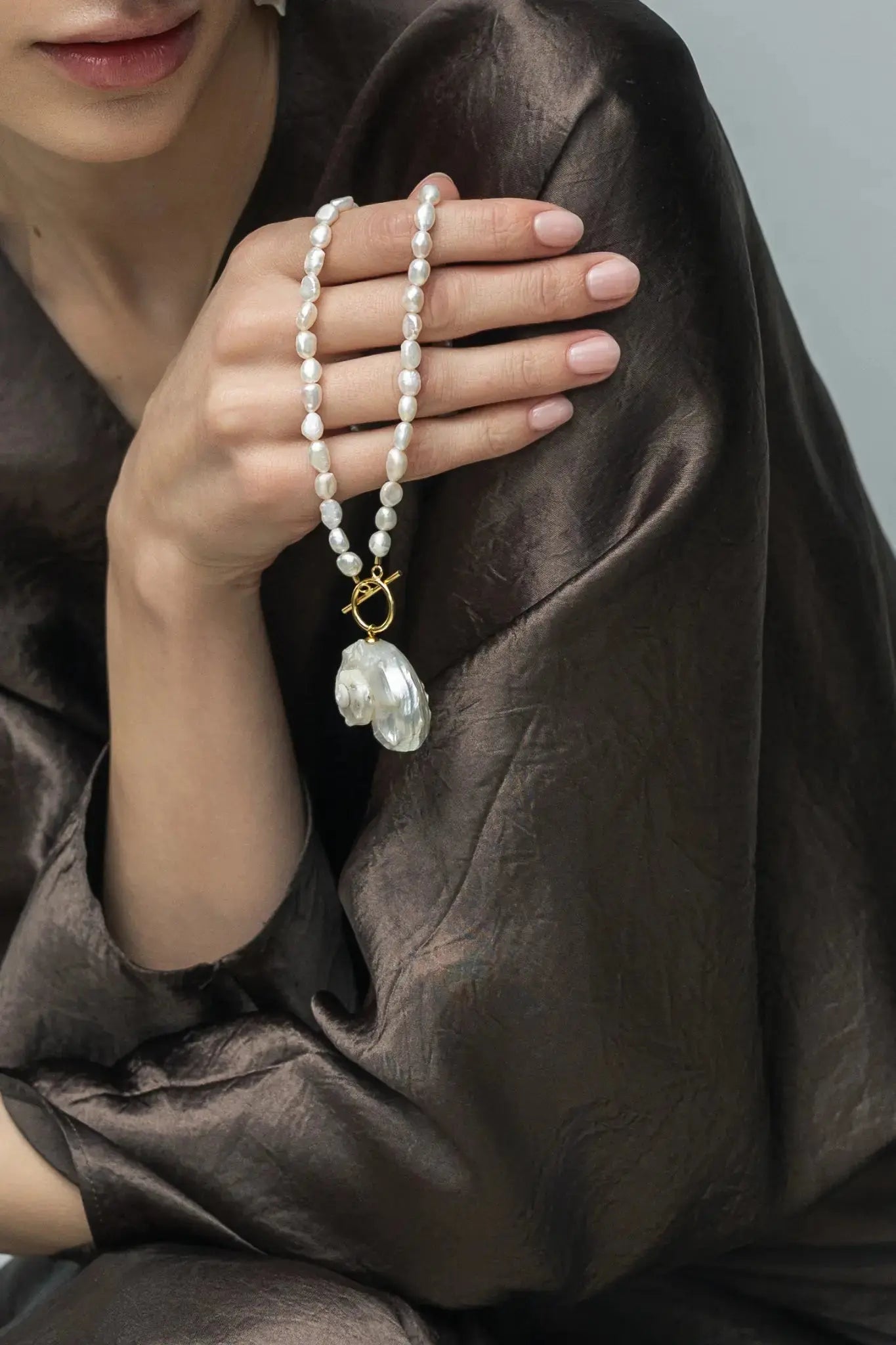 Colier Argint Odette Seashell LisaConcept
