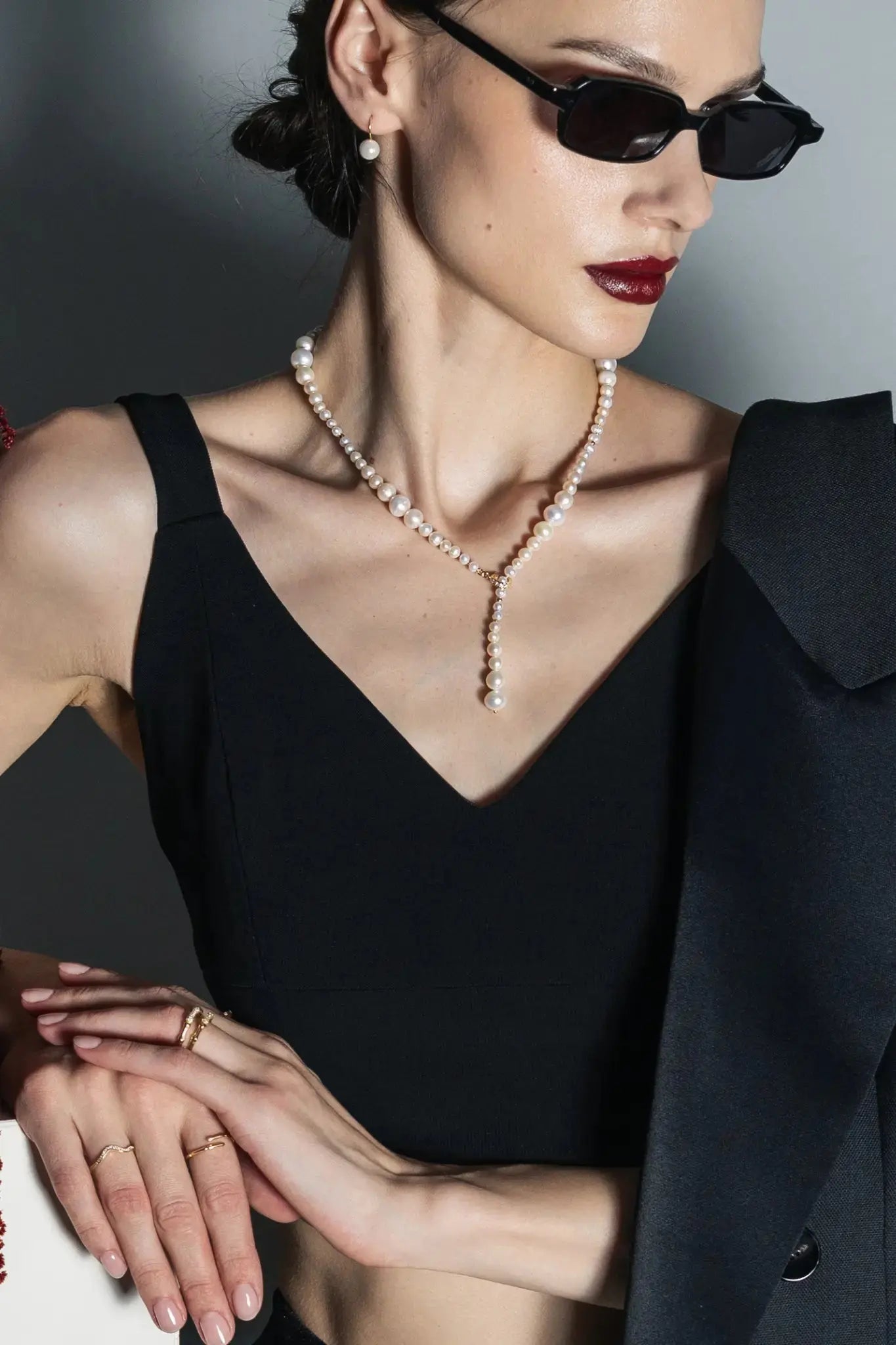 Colier Argint Pearl Grace LisaConcept