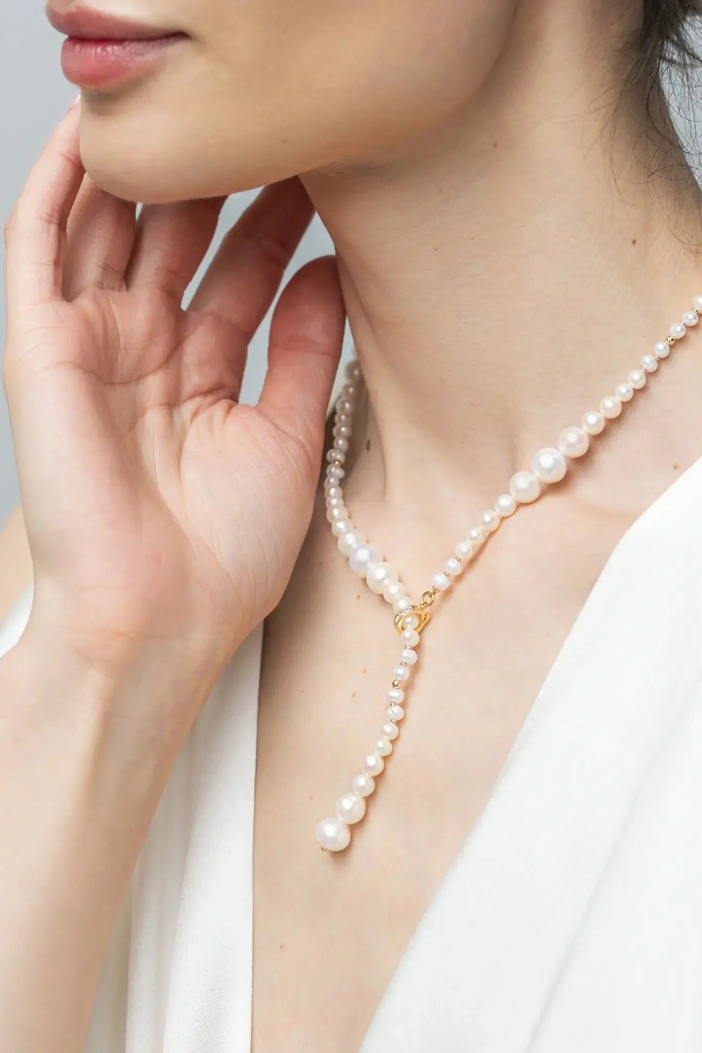 Colier Argint Pearl Grace LisaConcept