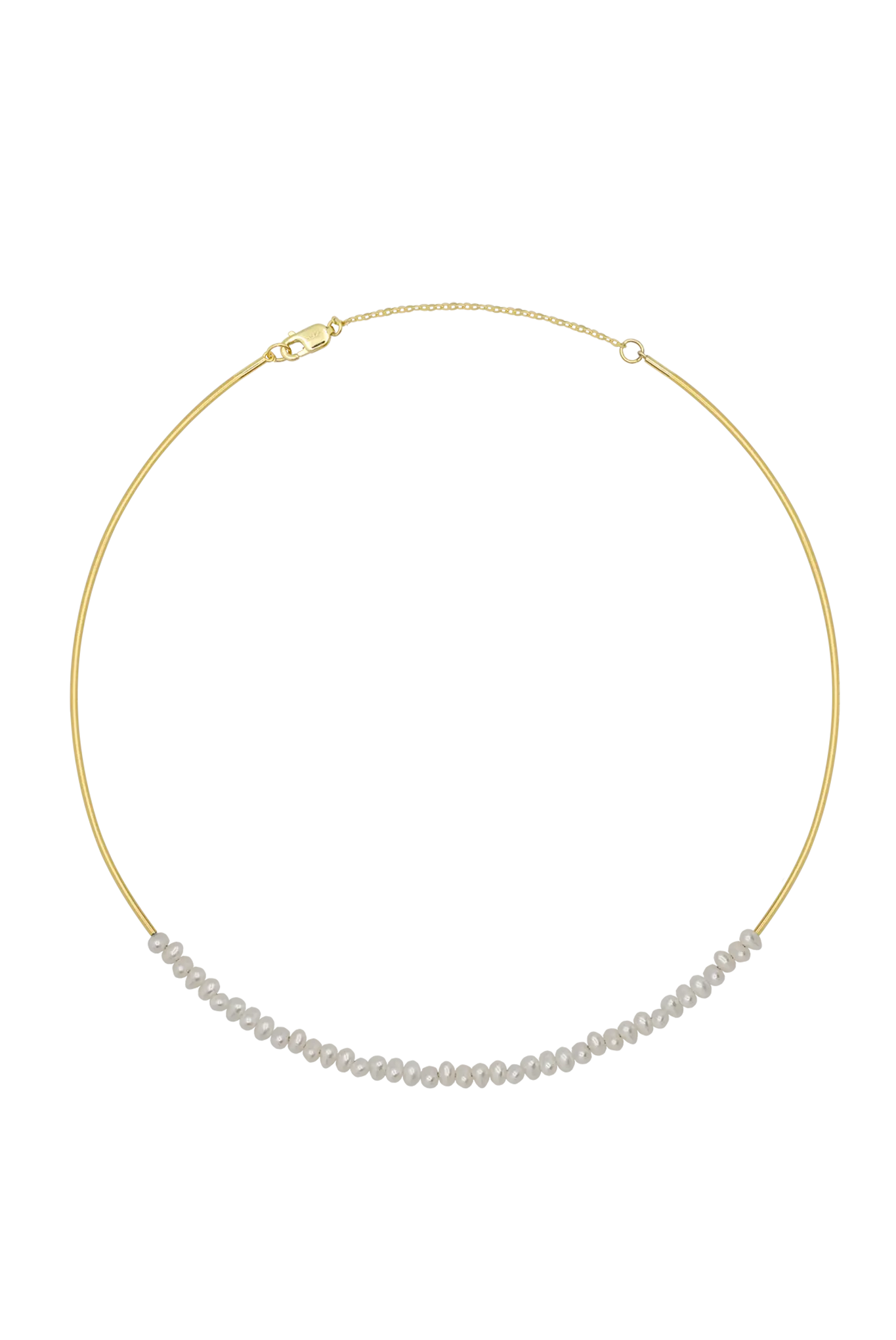 Colier Argint Wired Pearls Lisa&Co.
