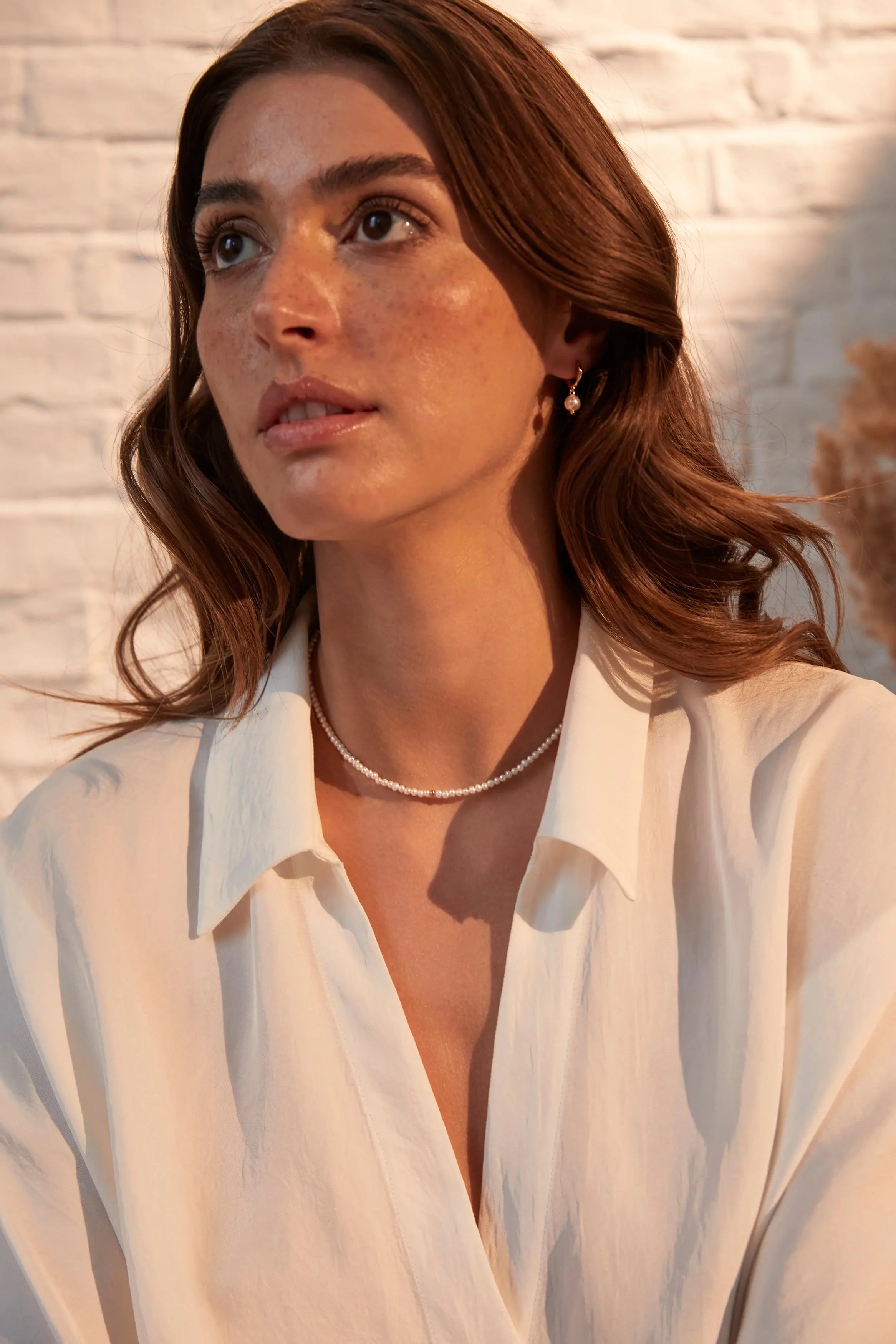 Colier Aur Mini Pearl Bead LisaConcept