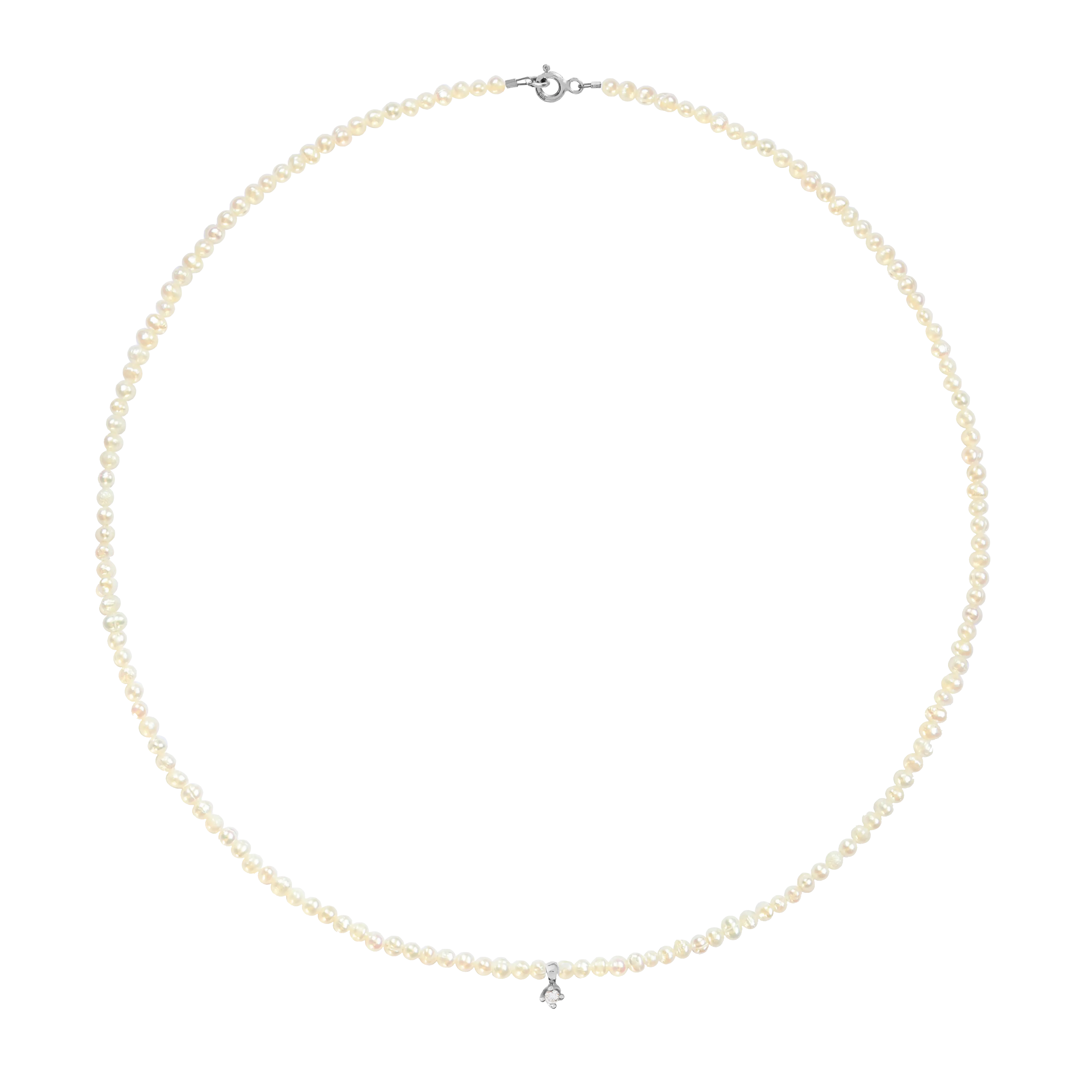 Colier Aur Mini Pearls&Diamond LisaConcept