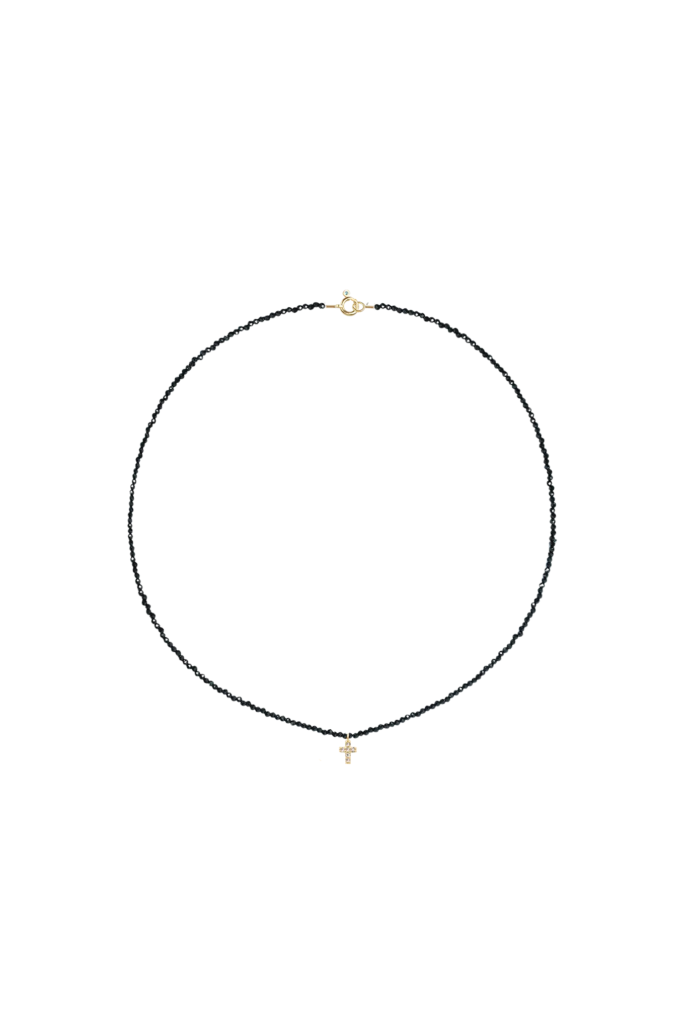 Colier Aur Spinel&Paved Cross Lisa&Co.