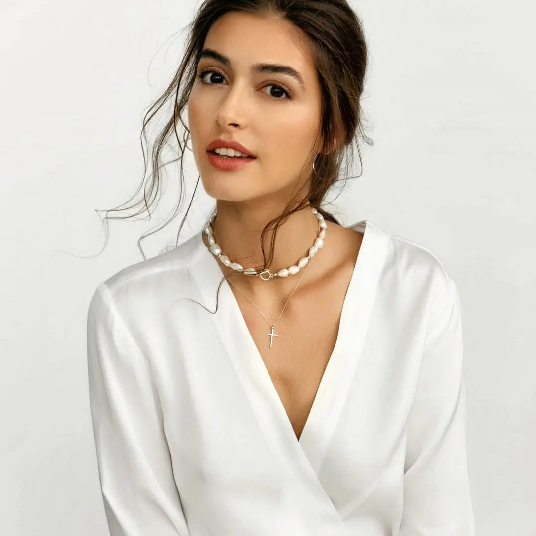 collana Odette White Pearls LisaConcept