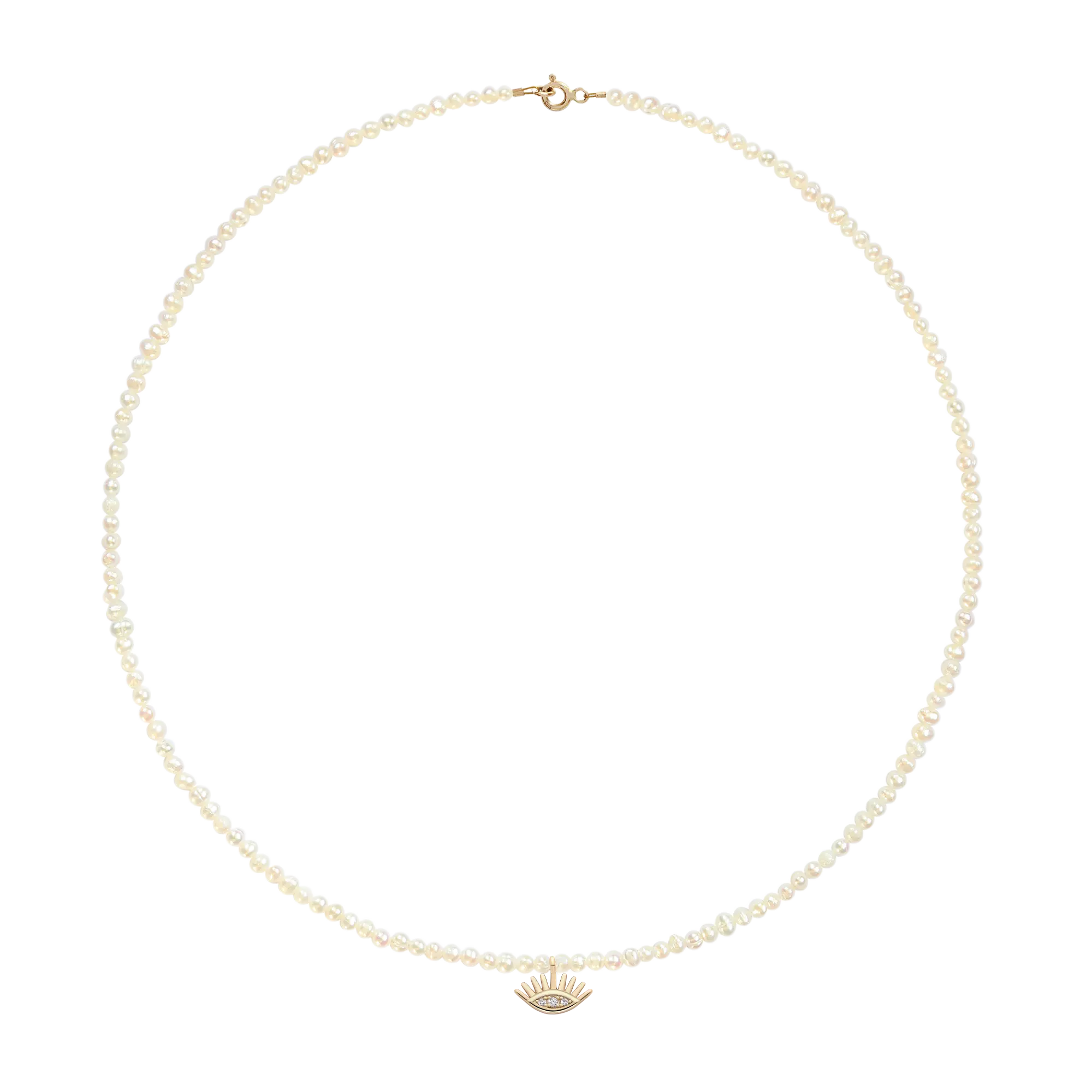 collana The Eye - pearls Lisa&Co.