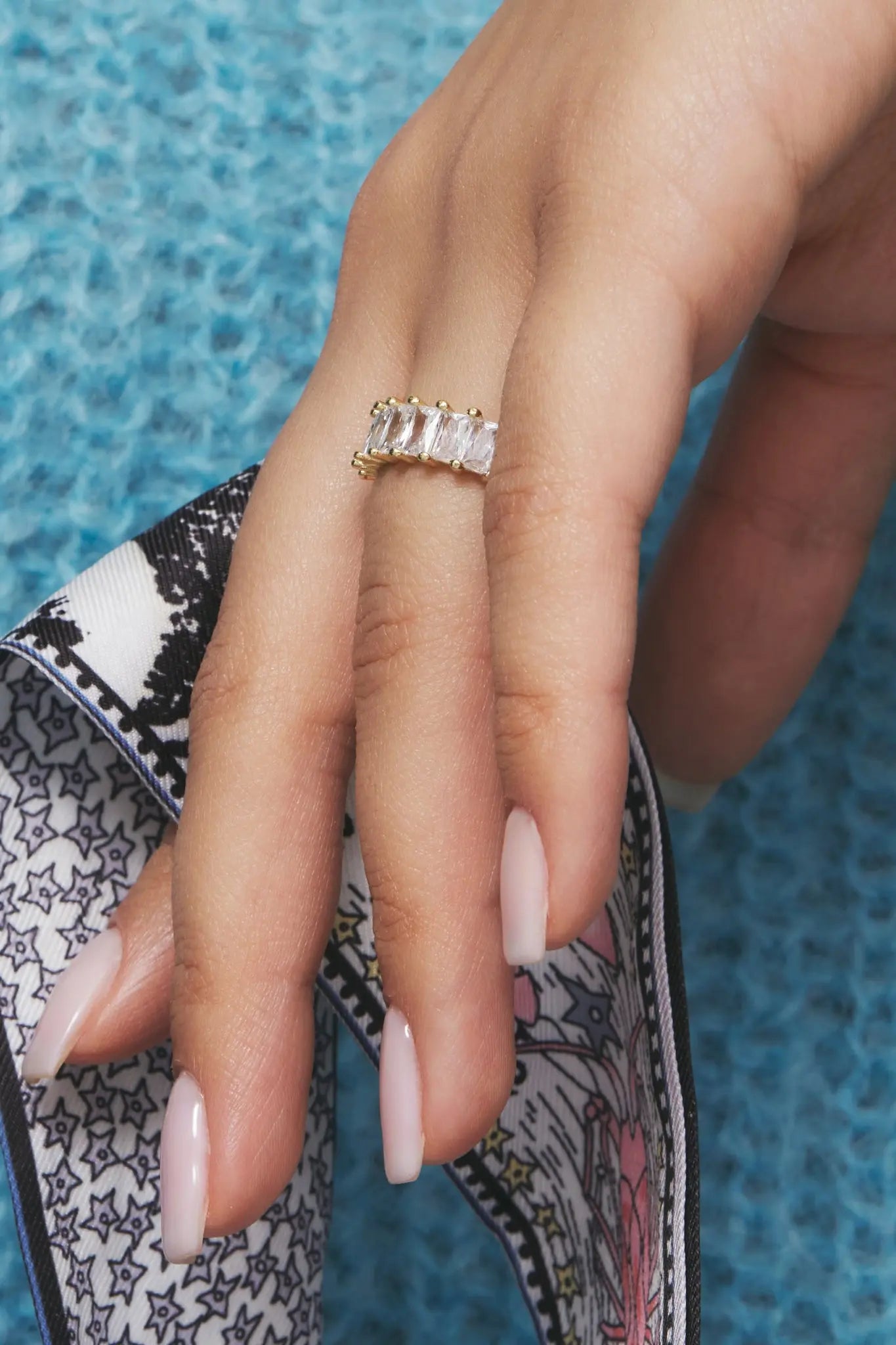 Anello Argento Rhea White LisaConcept