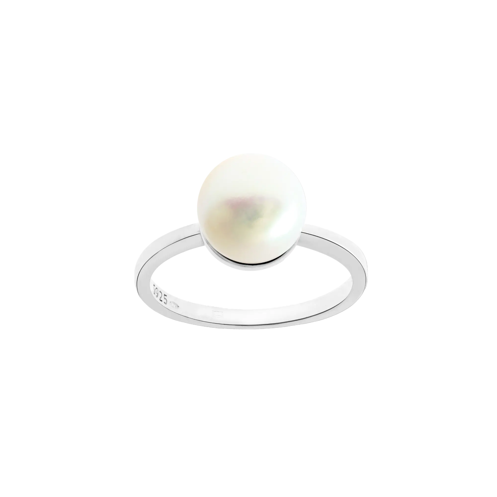 anello Button Pearl