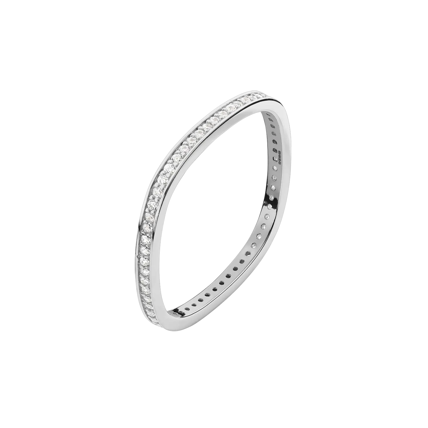anello argento Square