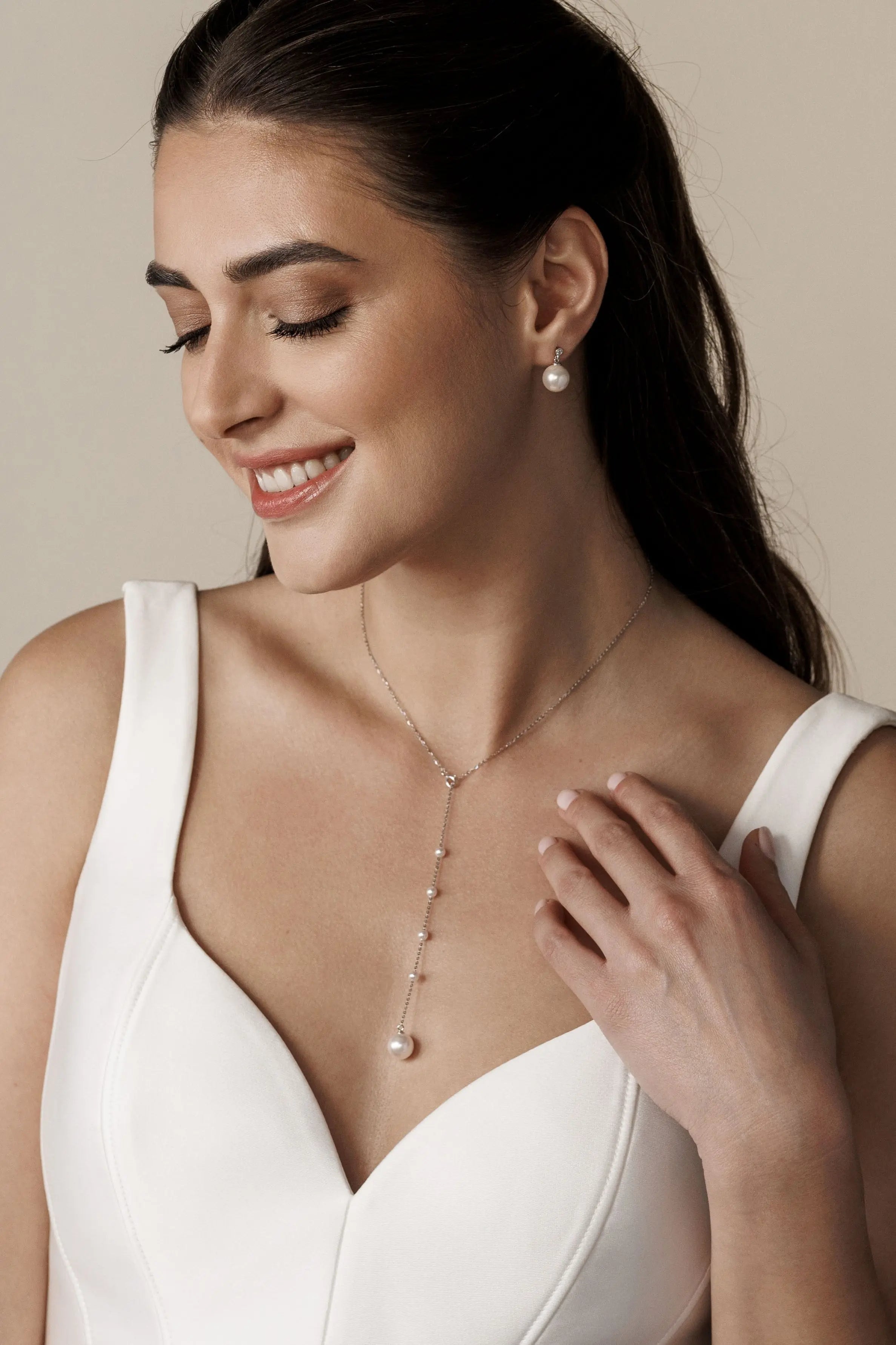 Lanț Argint Drip Drop Pendant Lisa&Co.