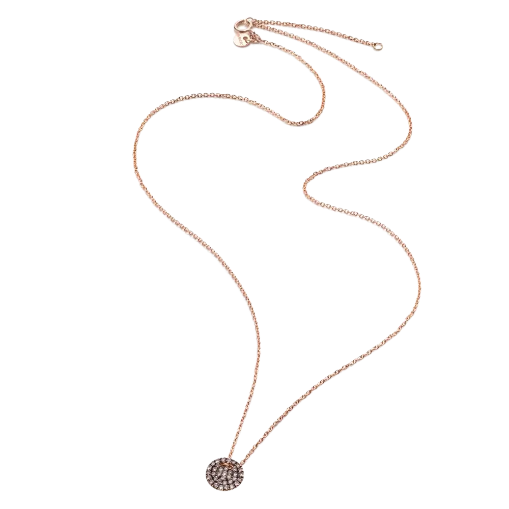 collana Pave Brown Diamonds M LisaConcept