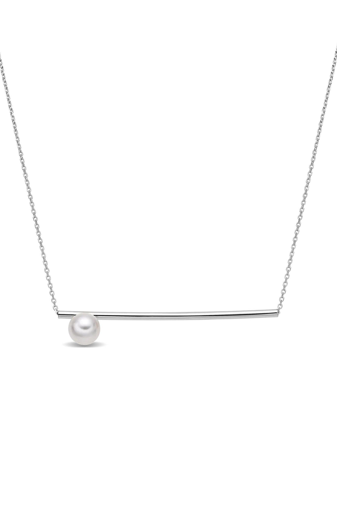 Lanț Argint Baguette Pearl Lisa&Co.