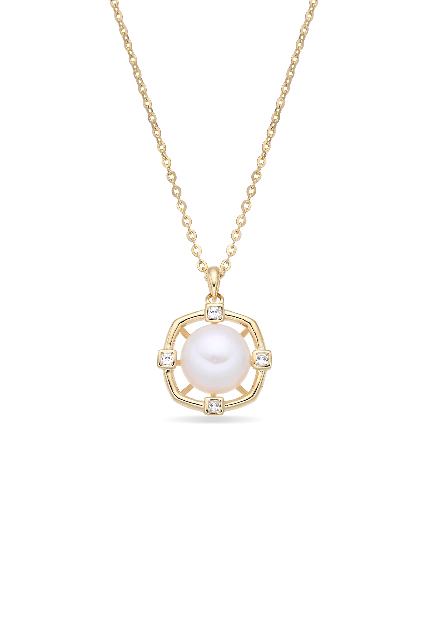 Lanț Argint Captive Pearl Lisa&Co.