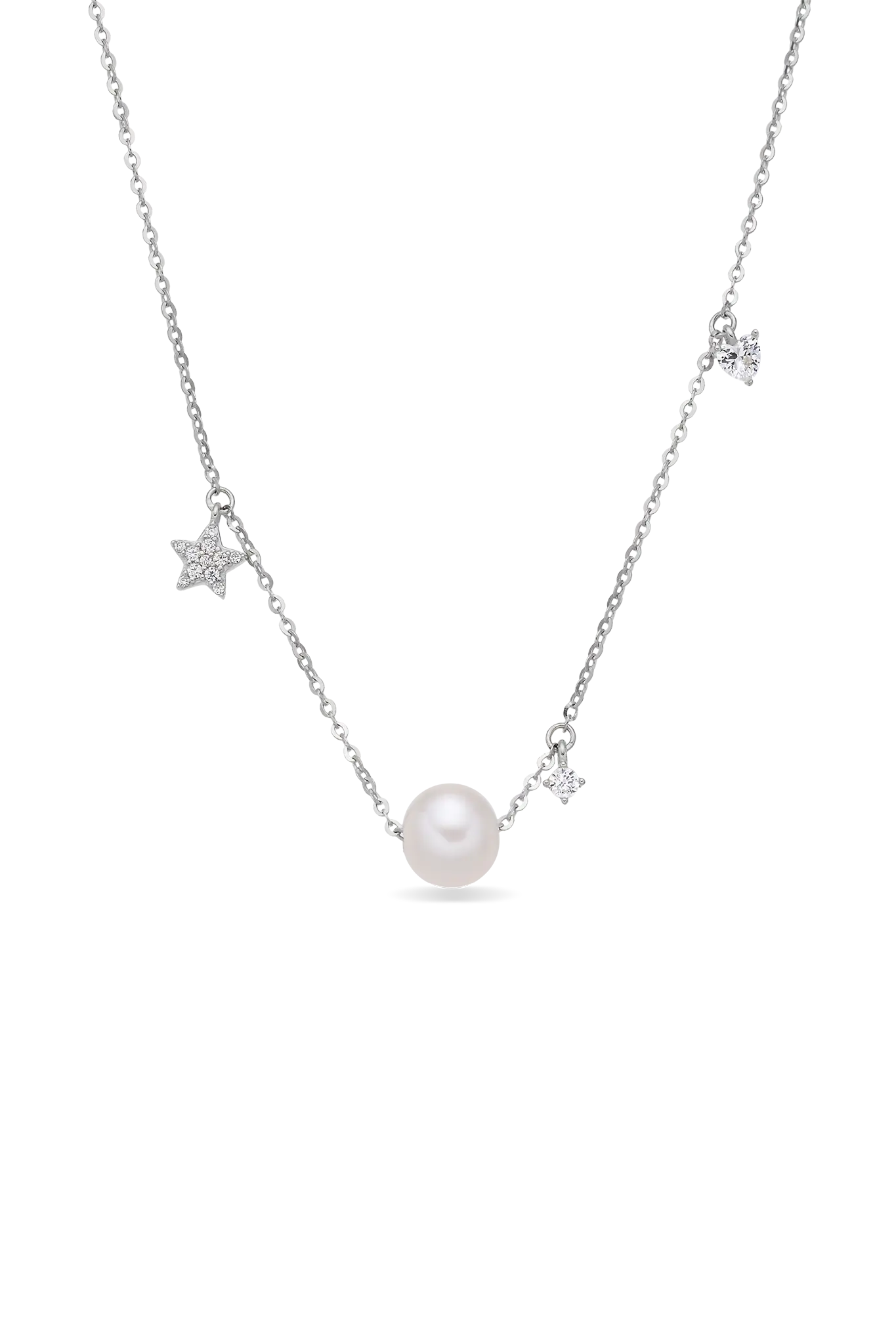 Lanț Argint Moving Pearl&Crystals Lisa&Co.